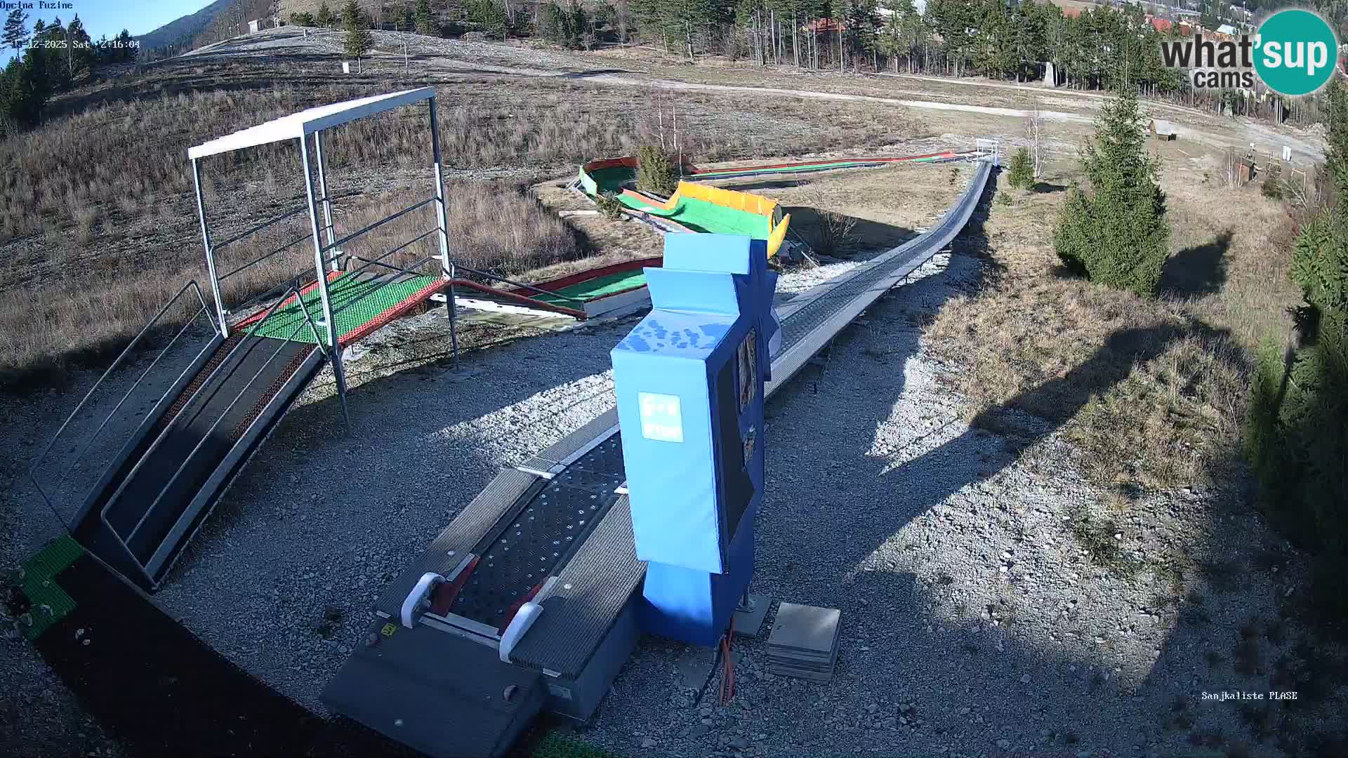 Live webcam Fužine toboggan run – Croatia