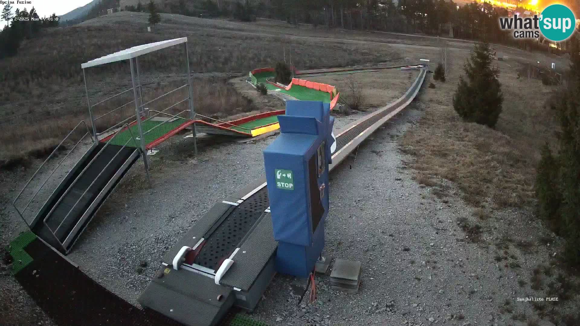 Live webcam Fužine toboggan run – Croatia