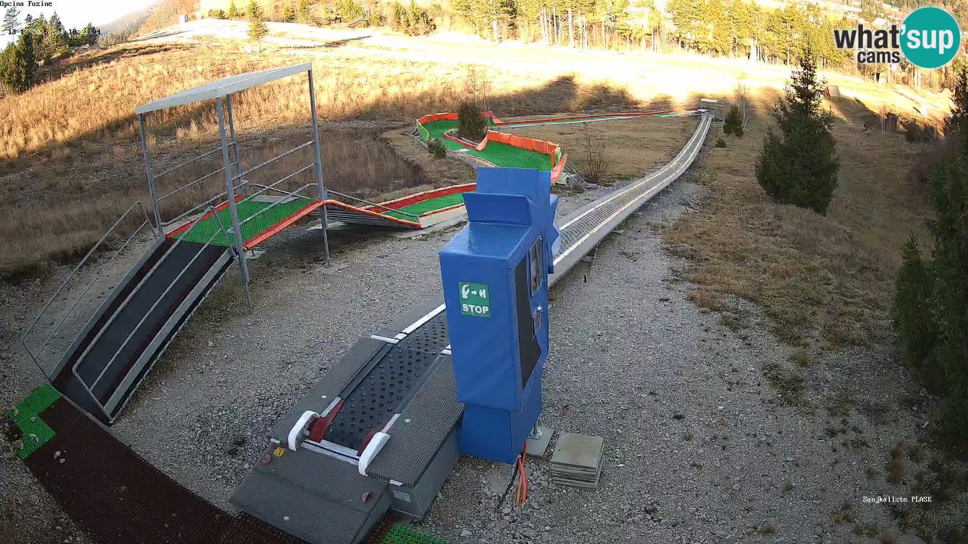 Webcam en direct Piste de luge de Fužine – Croatie