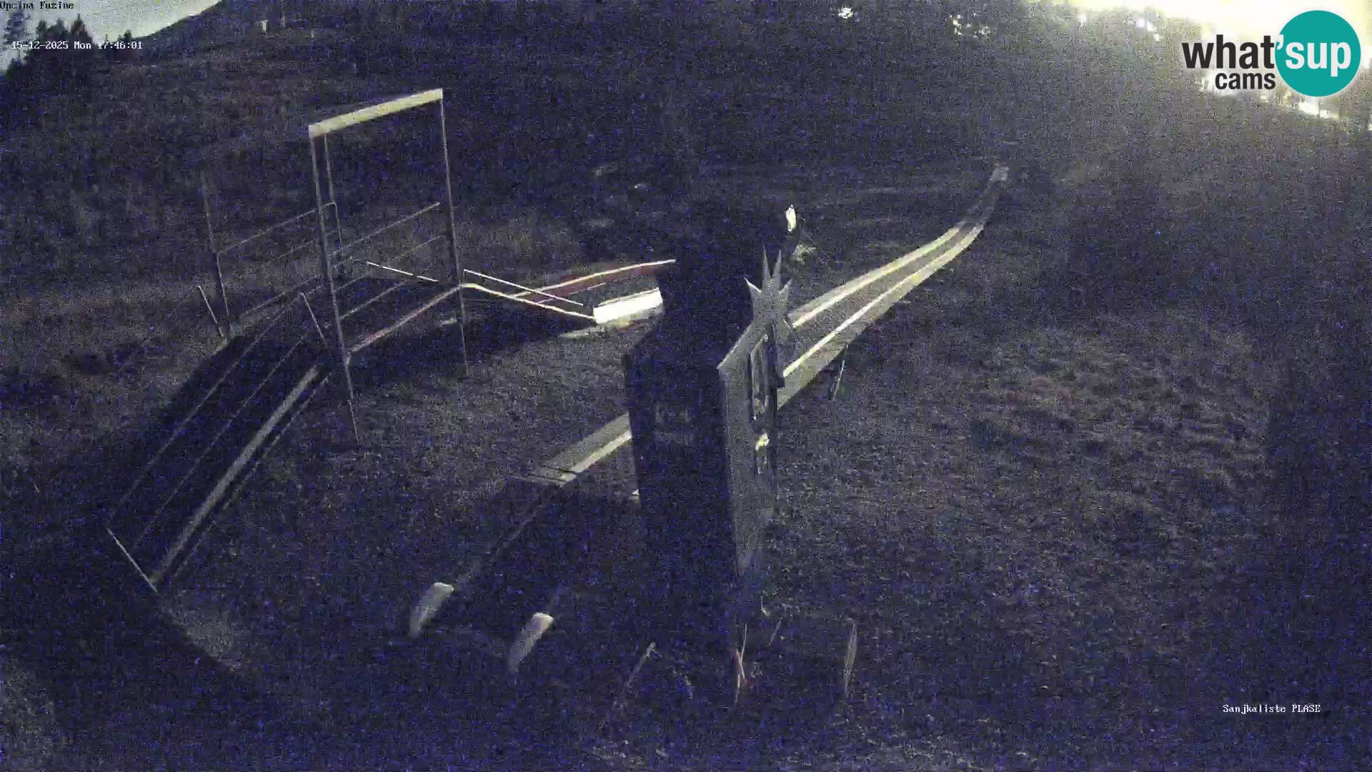 Live webcam Pista da slittino Fužine – Croazia