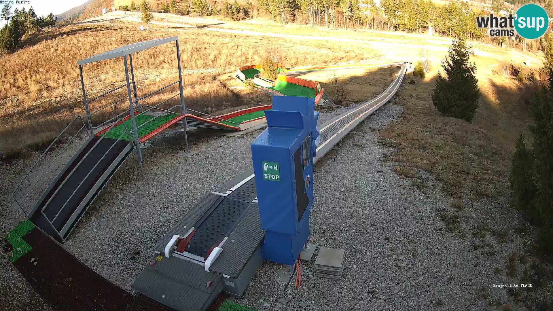 Spletna kamera v živo Sankališče Fužine – Hrvaška