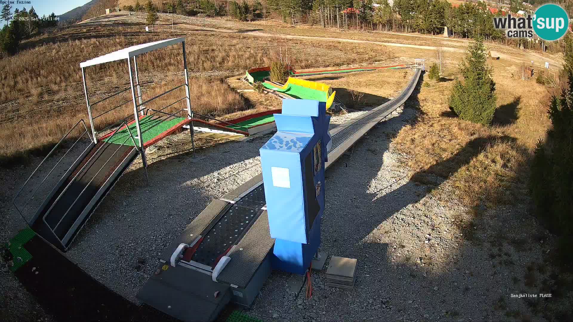 Live webcam Fužine toboggan run – Croatia