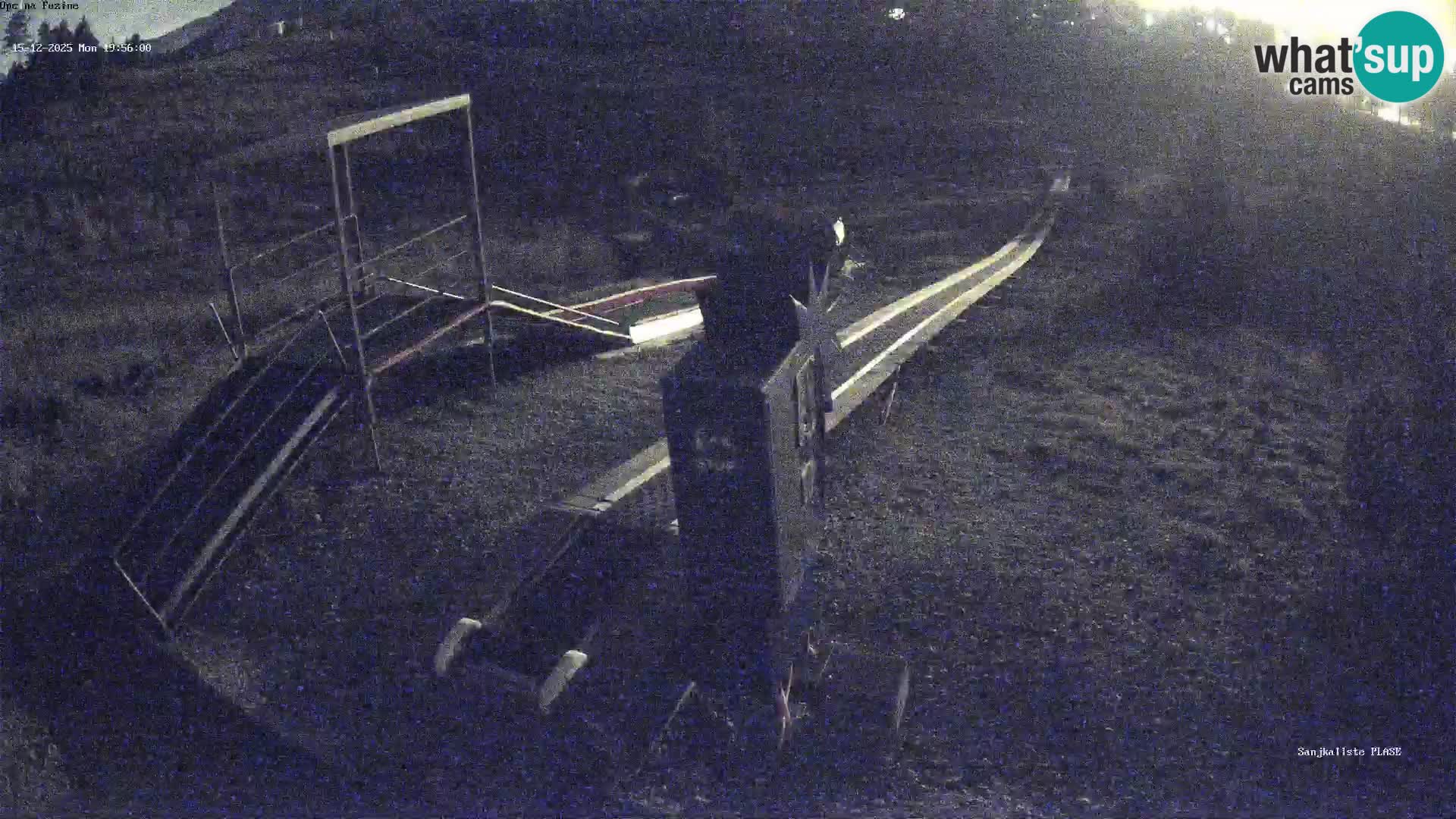 Live webcam Pista da slittino Fužine – Croazia