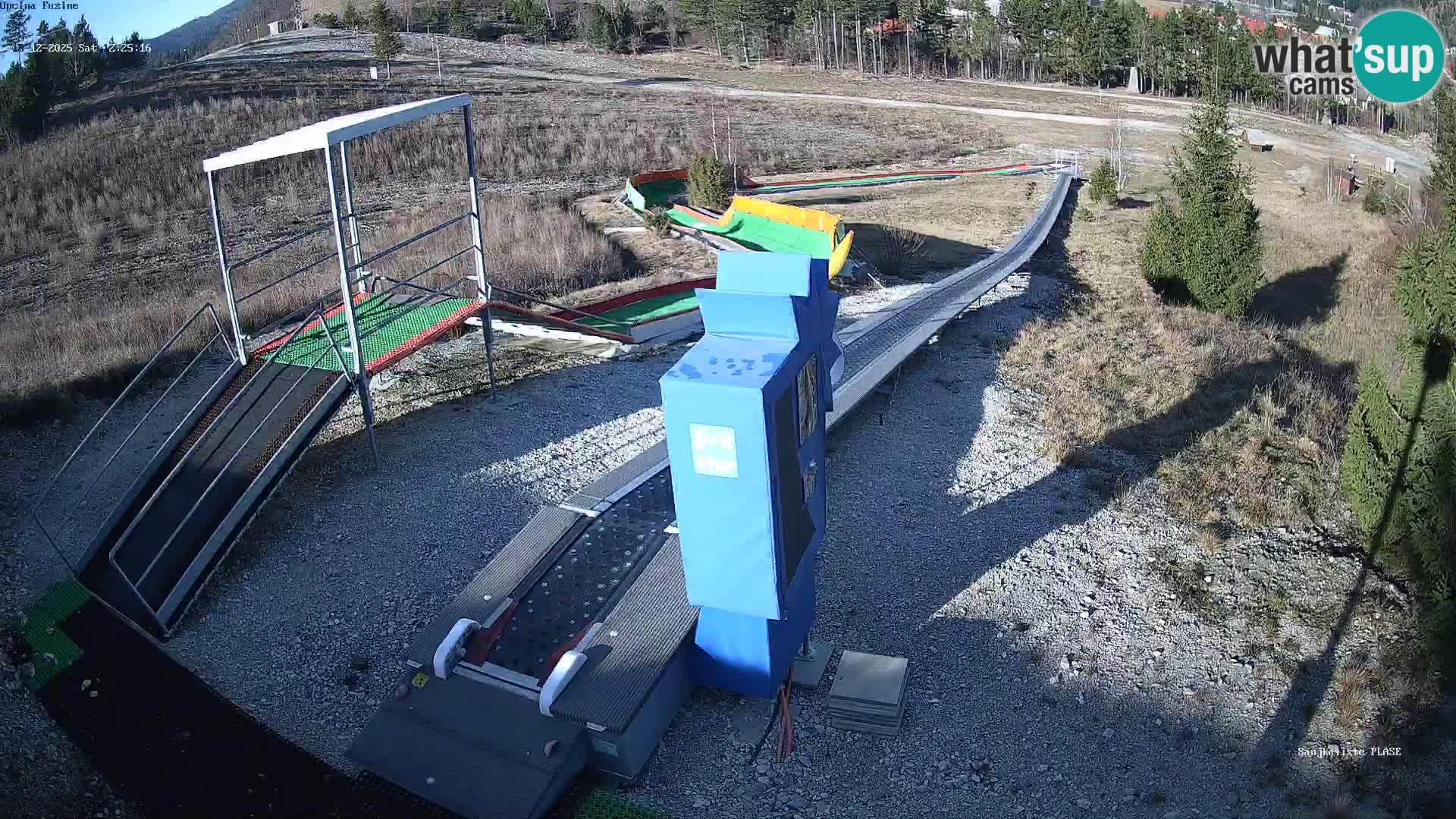 Webcam en direct Piste de luge de Fužine – Croatie