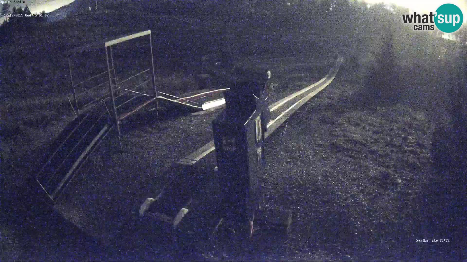 Live webcam Pista da slittino Fužine – Croazia