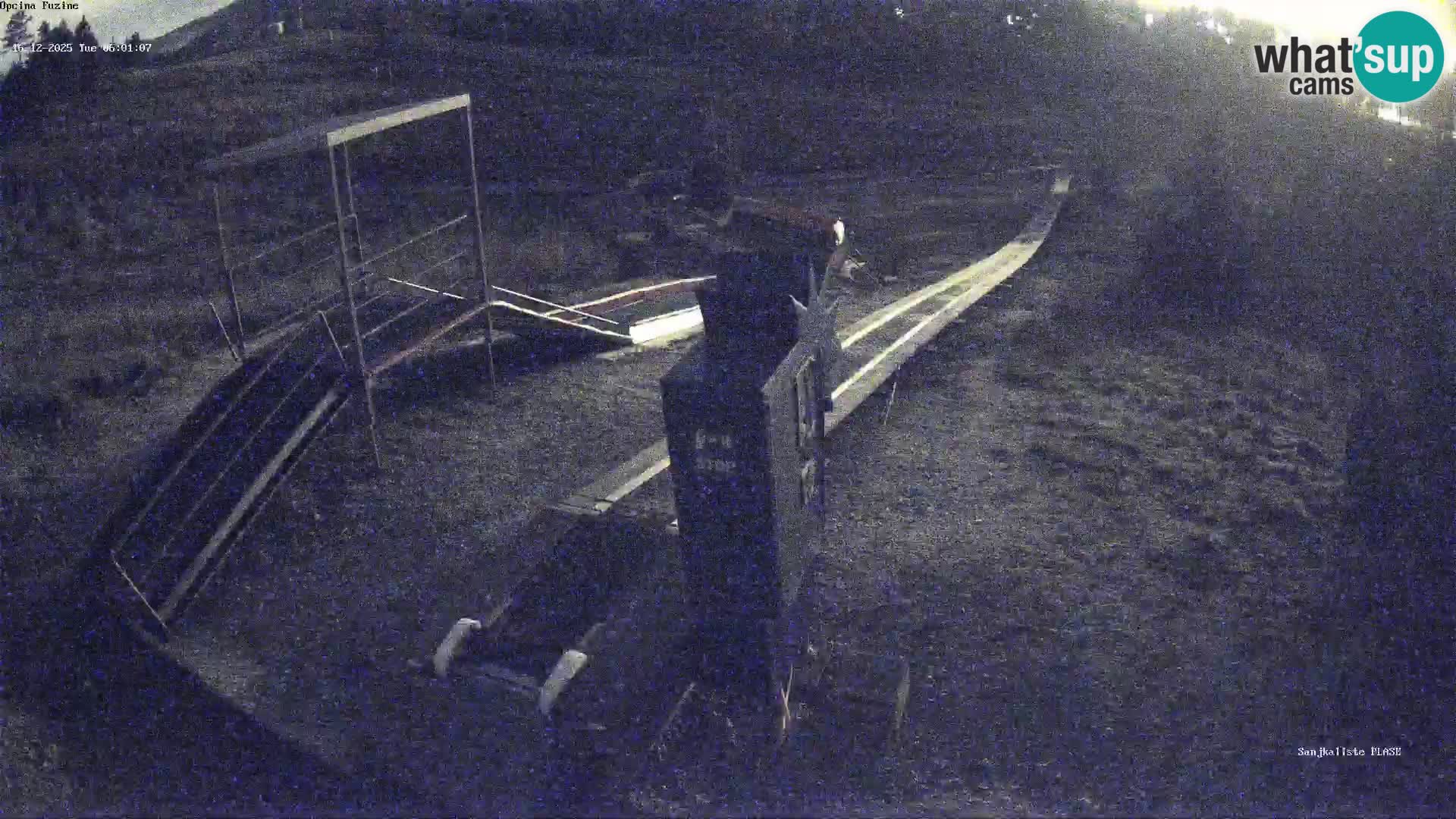 Webcam en direct Piste de luge de Fužine – Croatie