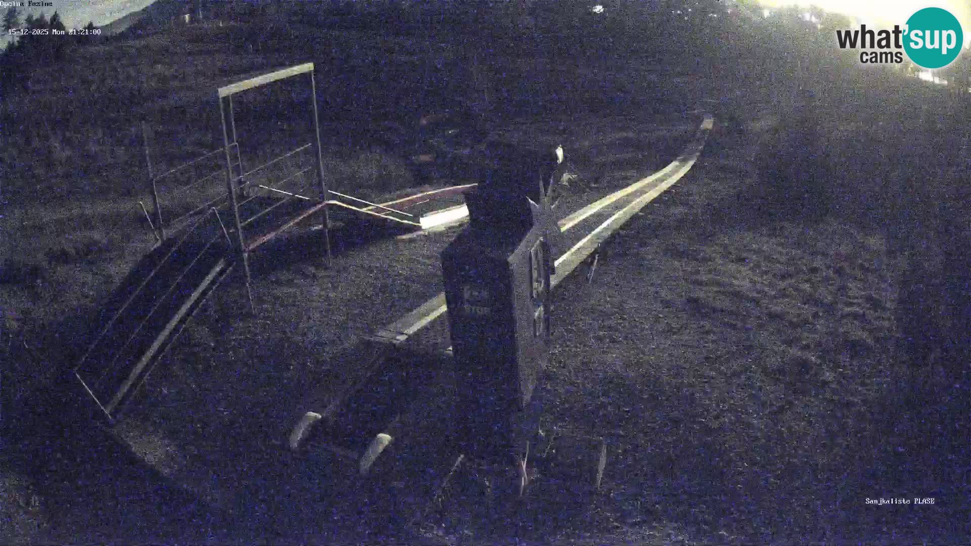 Live webcam Pista da slittino Fužine – Croazia