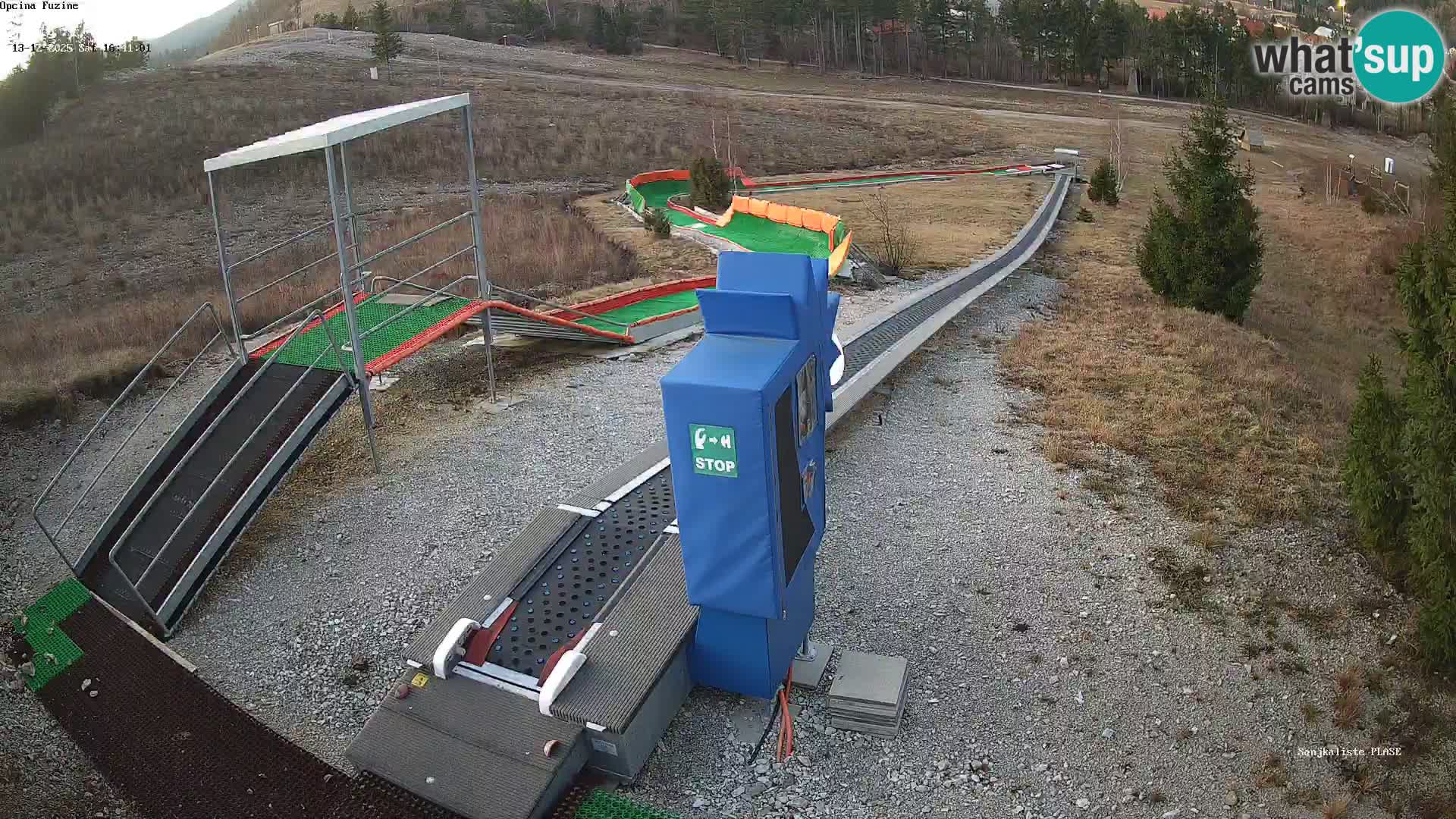 Webcam en direct Piste de luge de Fužine – Croatie