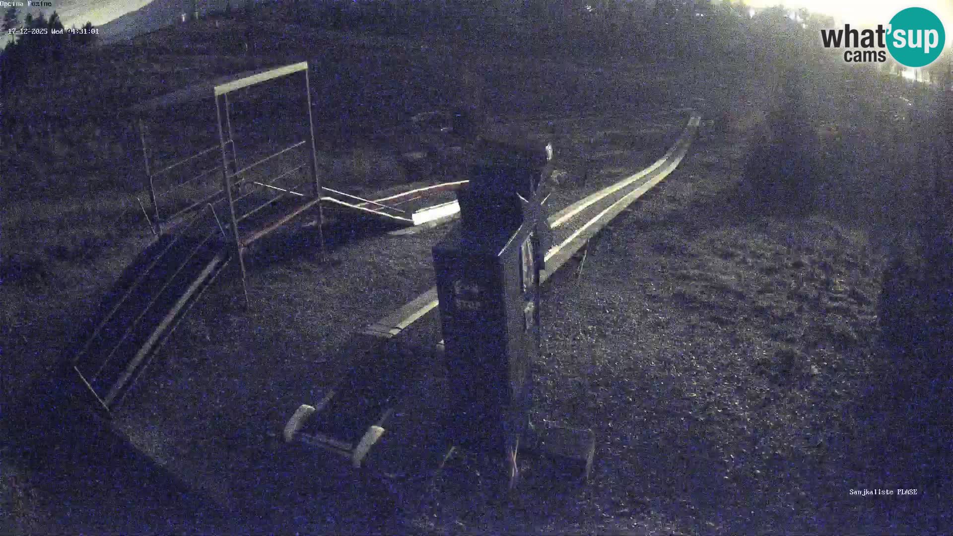 Webcam en direct Piste de luge de Fužine – Croatie