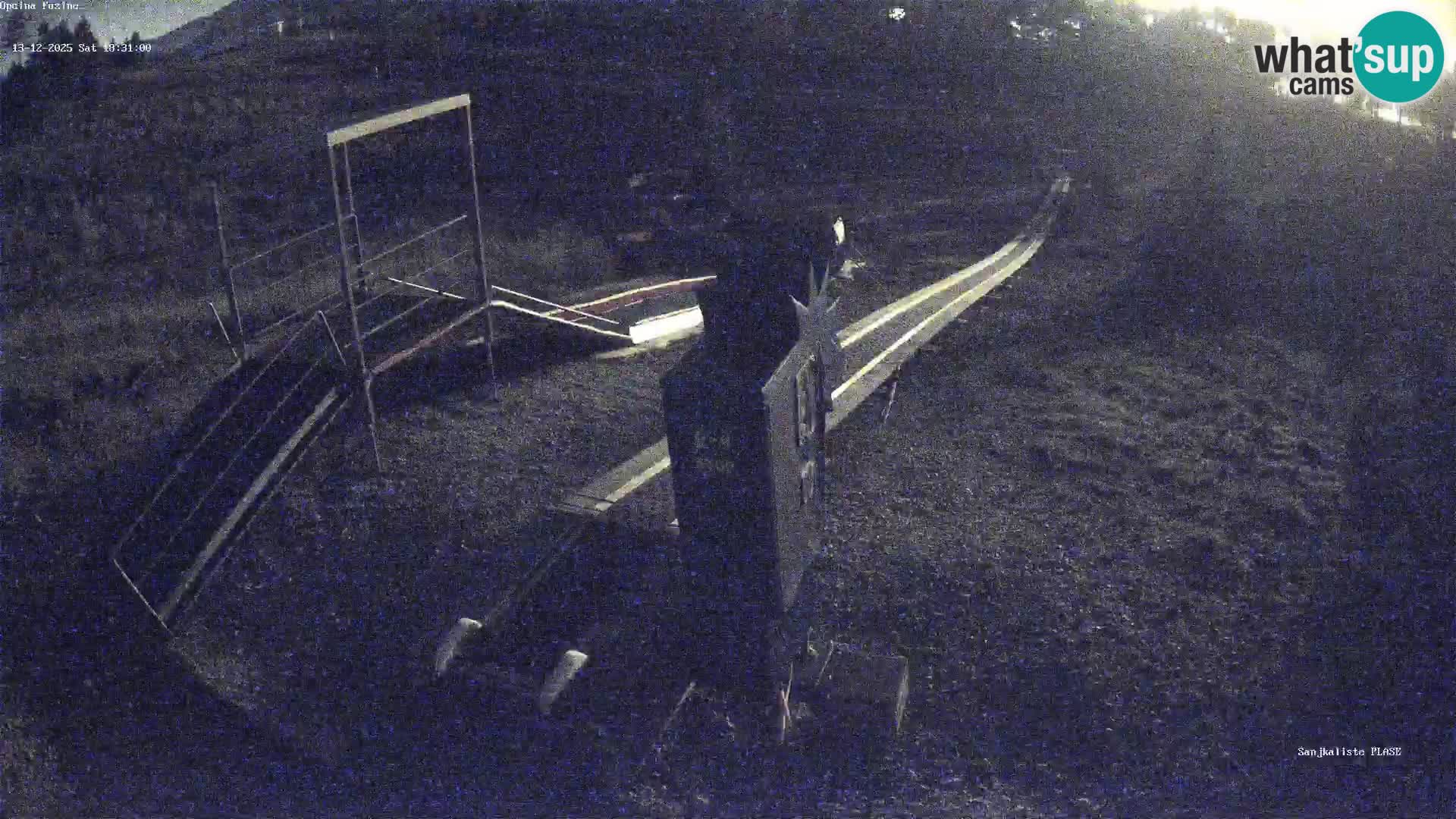 Live webcam Pista da slittino Fužine – Croazia