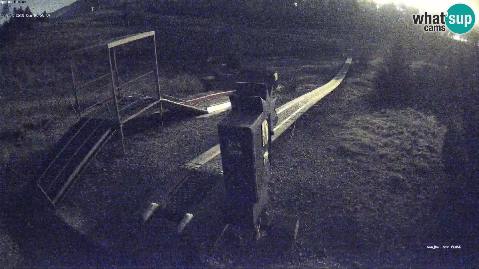 Webcam en vivo Pista de trineo Fužine – Croacia