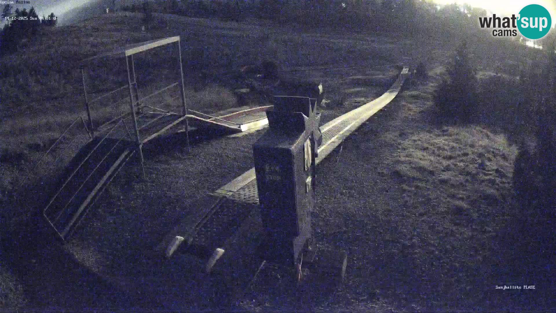 Live webcam Pista da slittino Fužine – Croazia