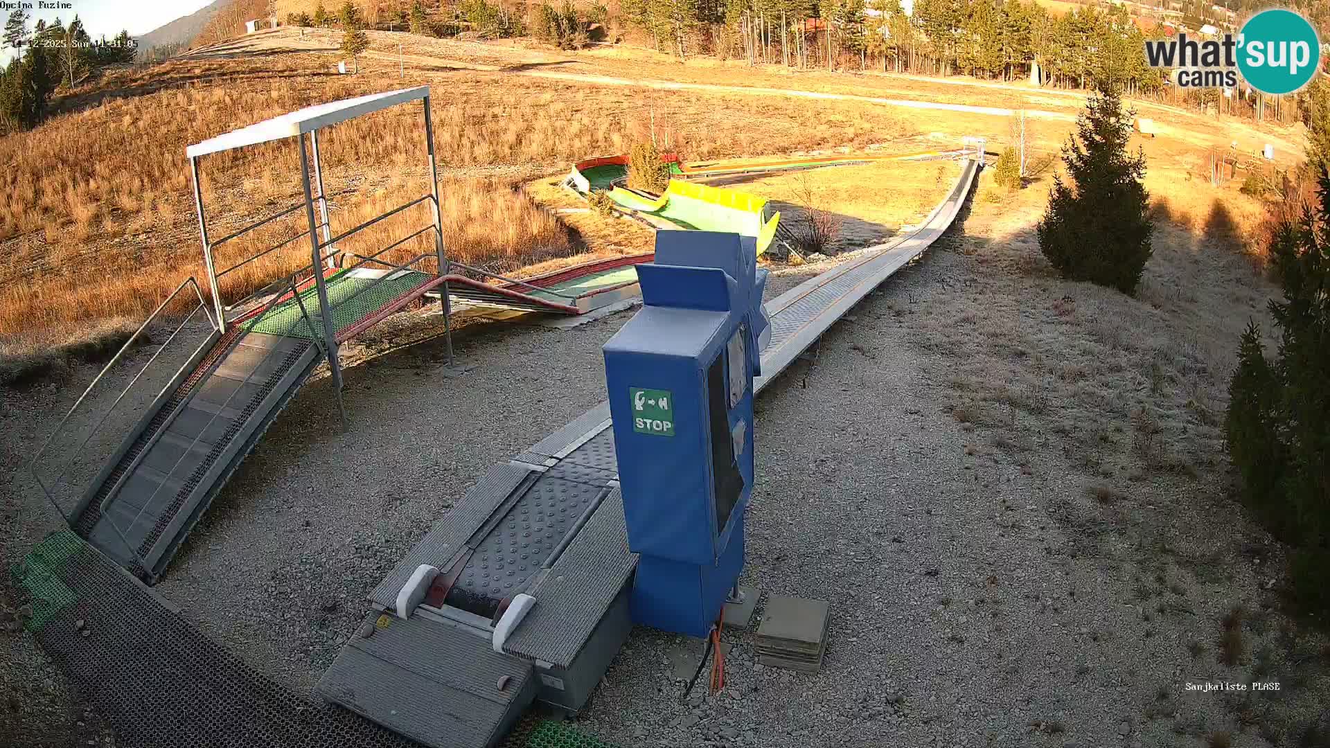 Live webcam Fužine toboggan run – Croatia