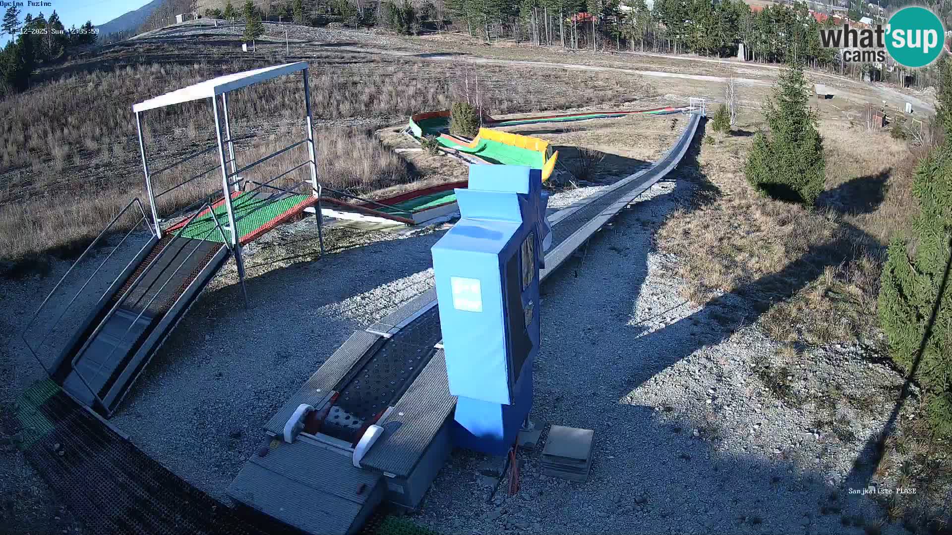 Webcam en direct Piste de luge de Fužine – Croatie
