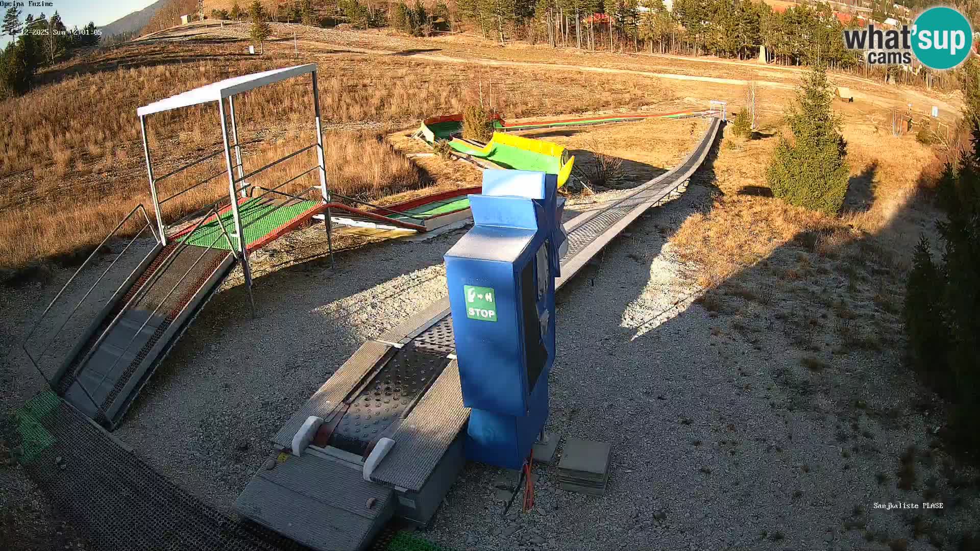 Webcam en direct Piste de luge de Fužine – Croatie
