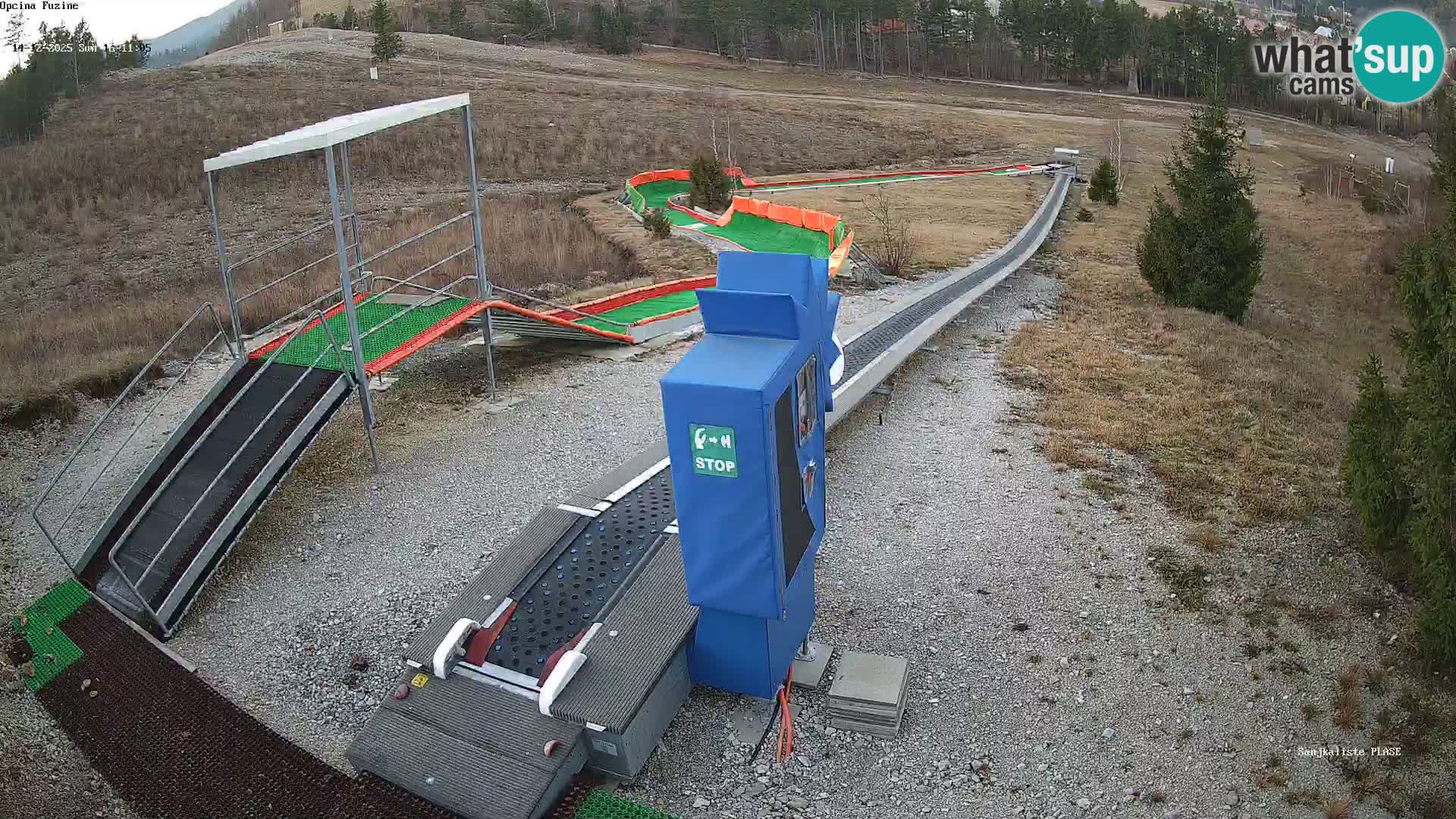 Webcam en direct Piste de luge de Fužine – Croatie