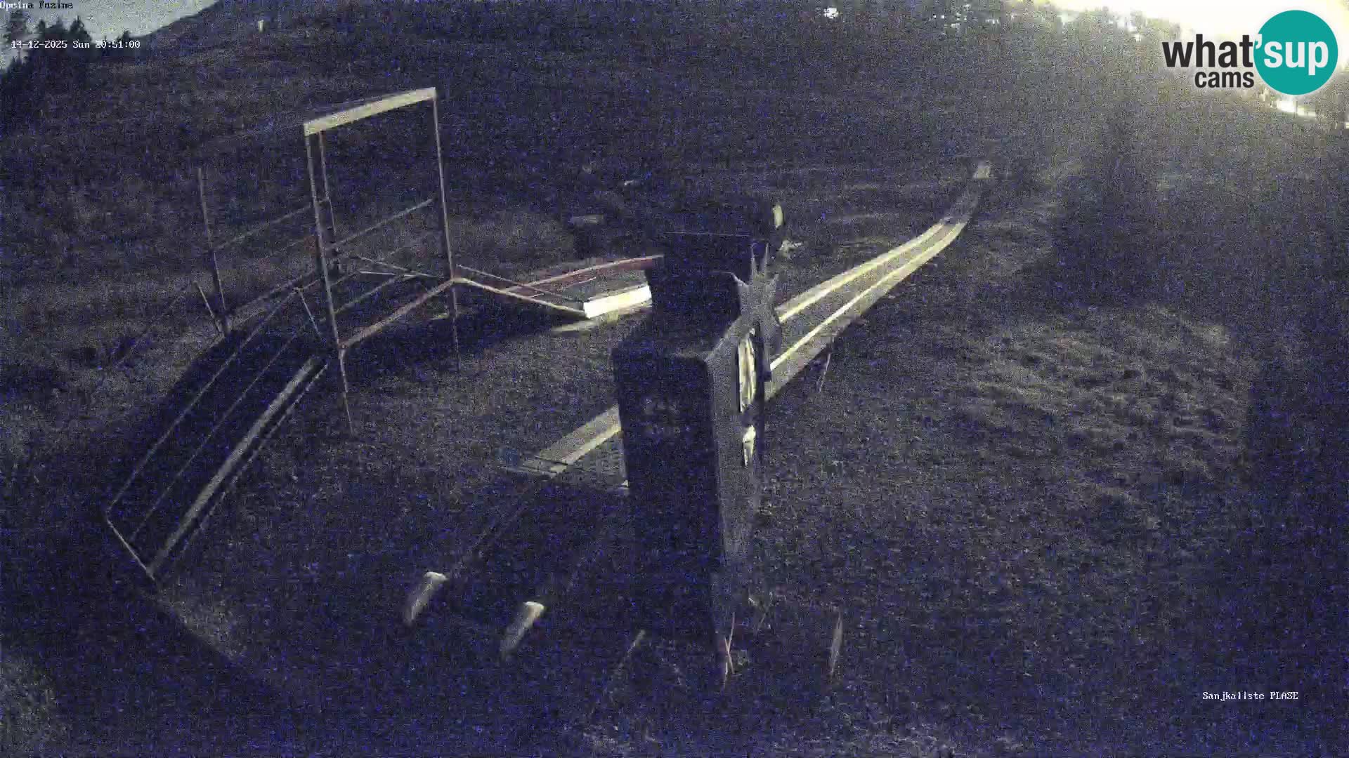 Live webcam Pista da slittino Fužine – Croazia