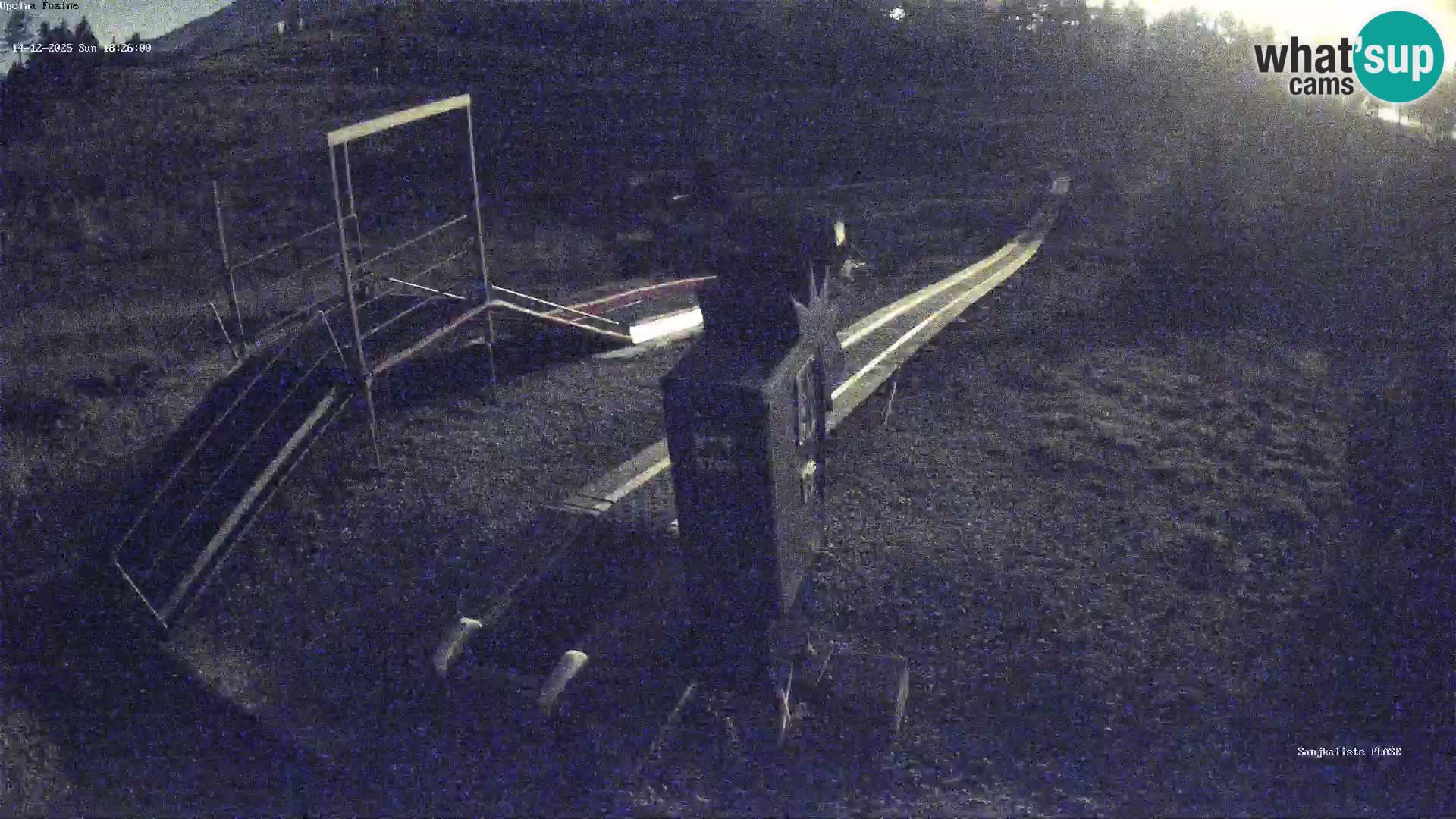 Webcam en direct Piste de luge de Fužine – Croatie