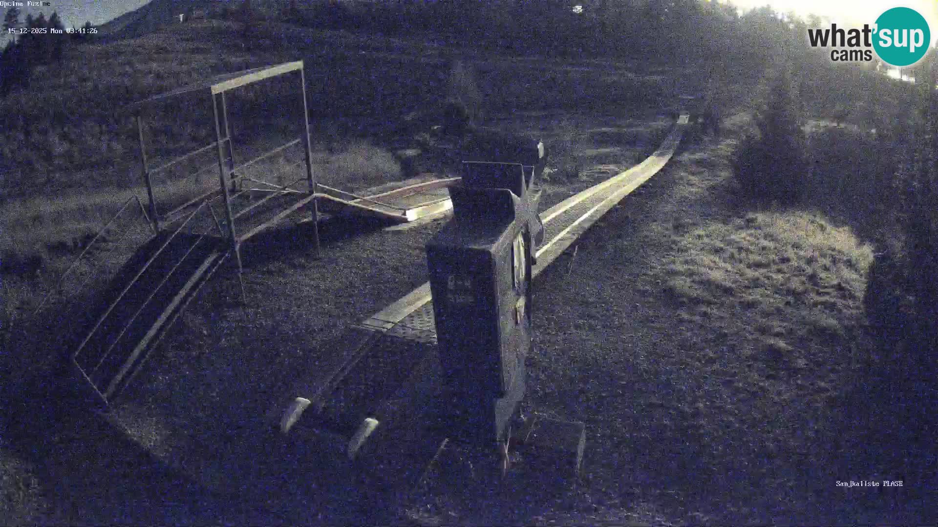 Webcam en direct Piste de luge de Fužine – Croatie