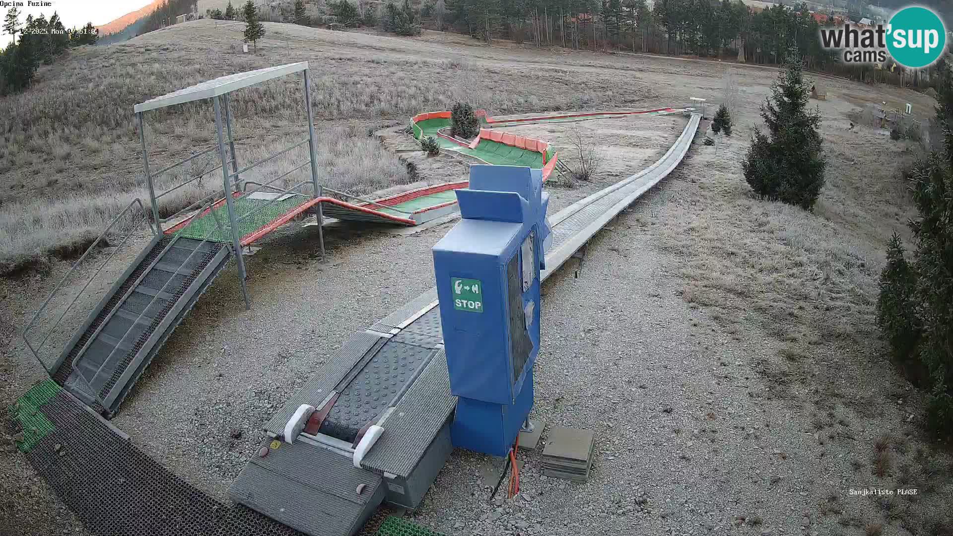 Webcam en direct Piste de luge de Fužine – Croatie