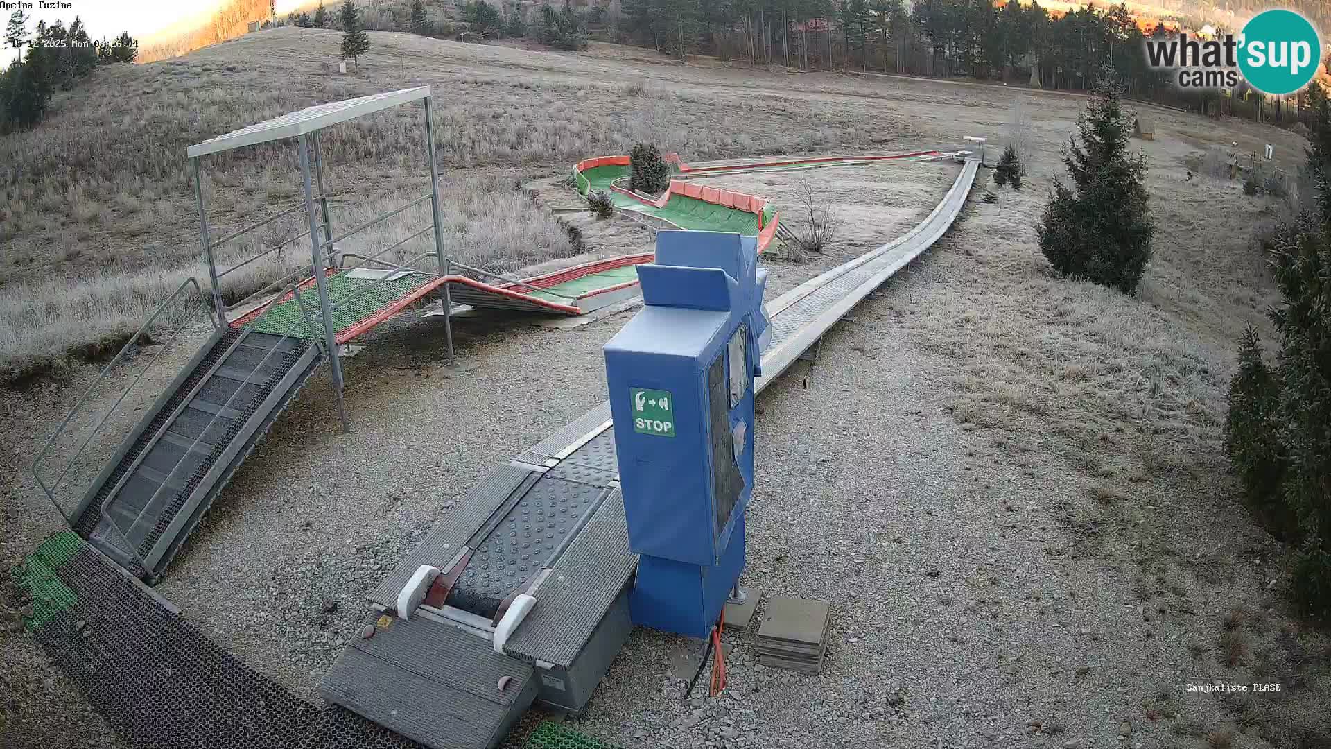 Live webcam Fužine toboggan run – Croatia