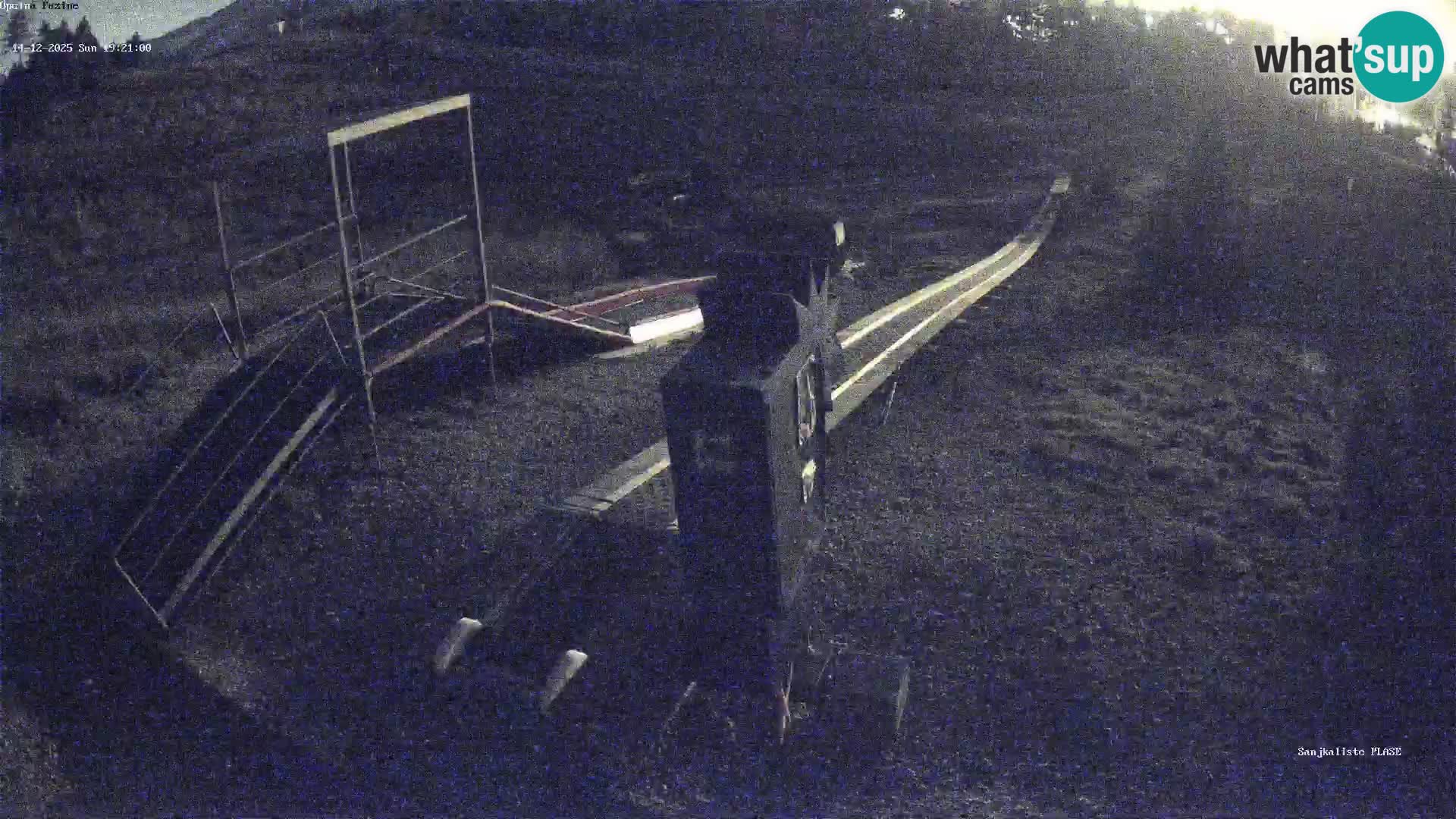 Webcam en vivo Pista de trineo Fužine – Croacia