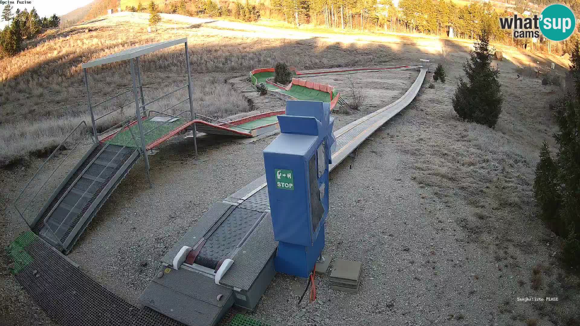 Webcam en direct Piste de luge de Fužine – Croatie