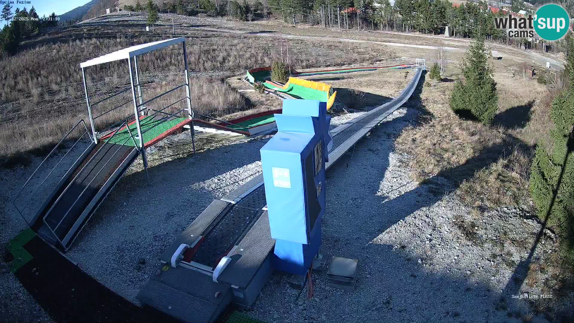 Live webcam Fužine toboggan run – Croatia