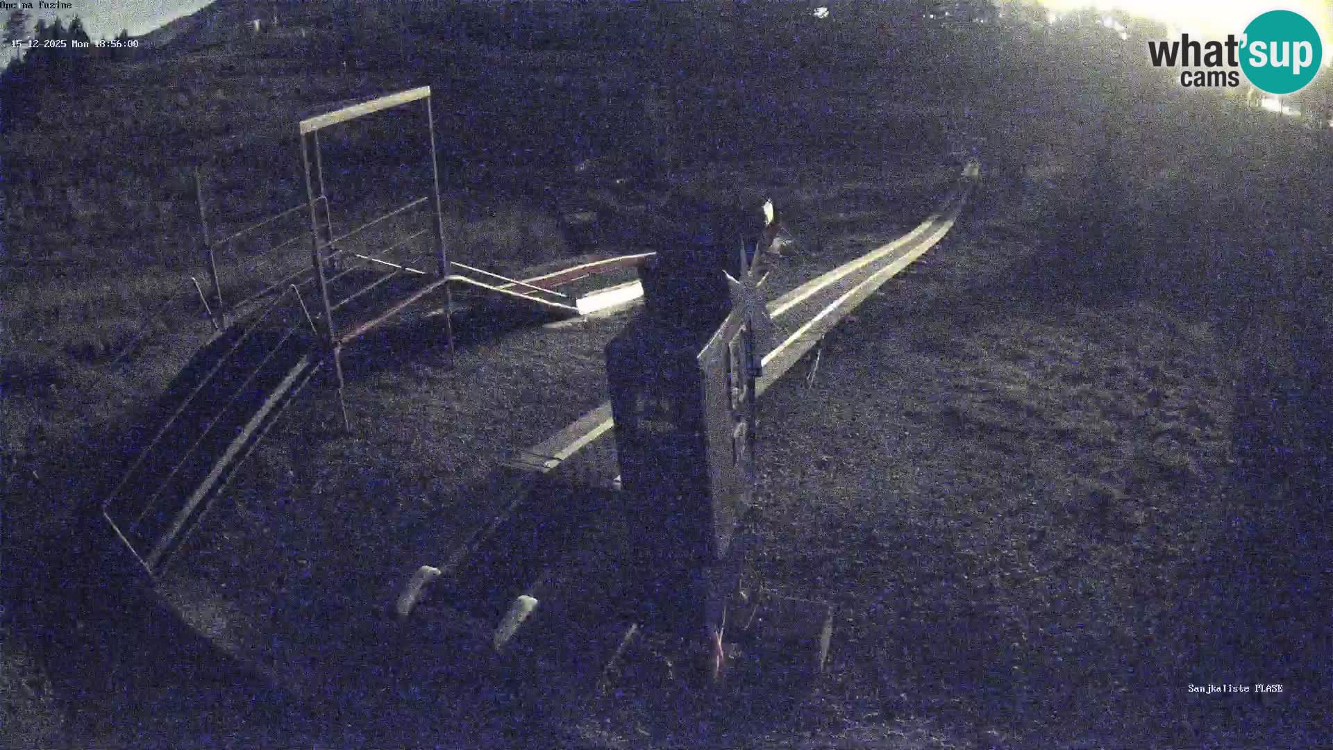 Live webcam Fužine toboggan run – Croatia