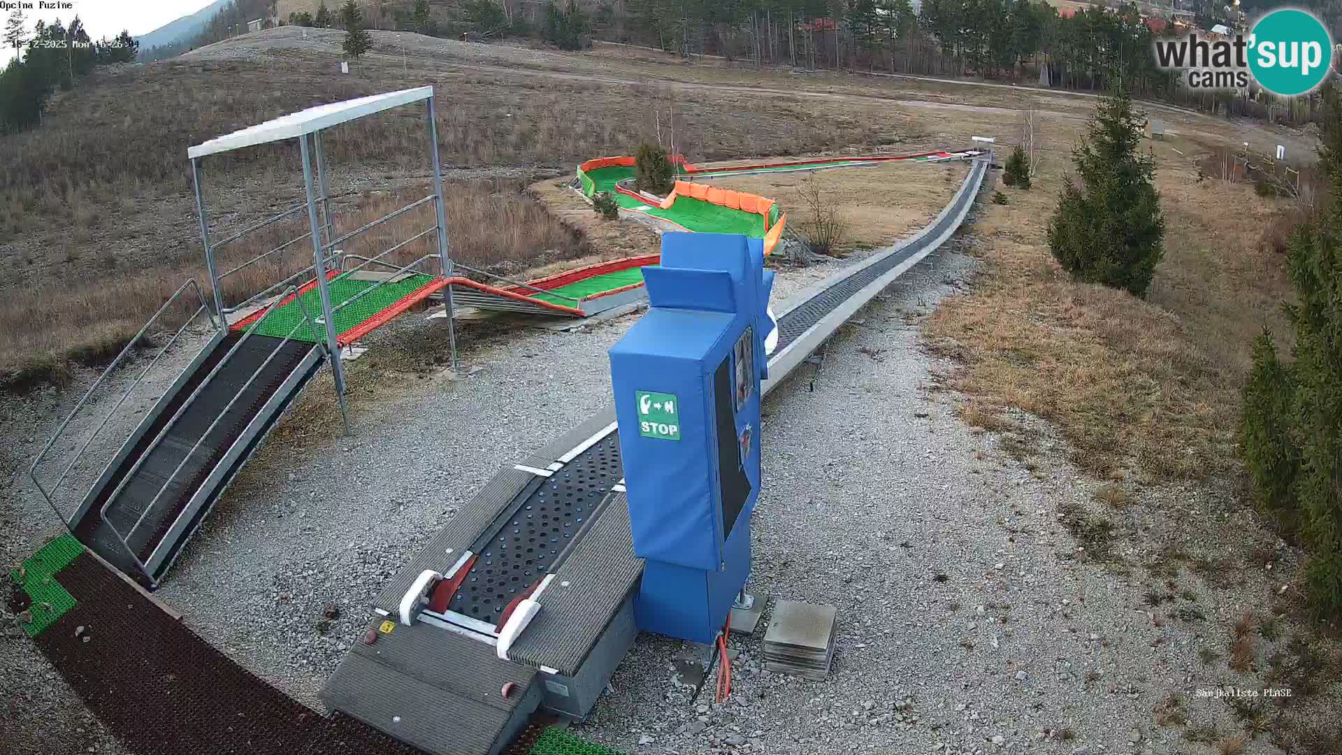 Spletna kamera v živo Sankališče Fužine – Hrvaška