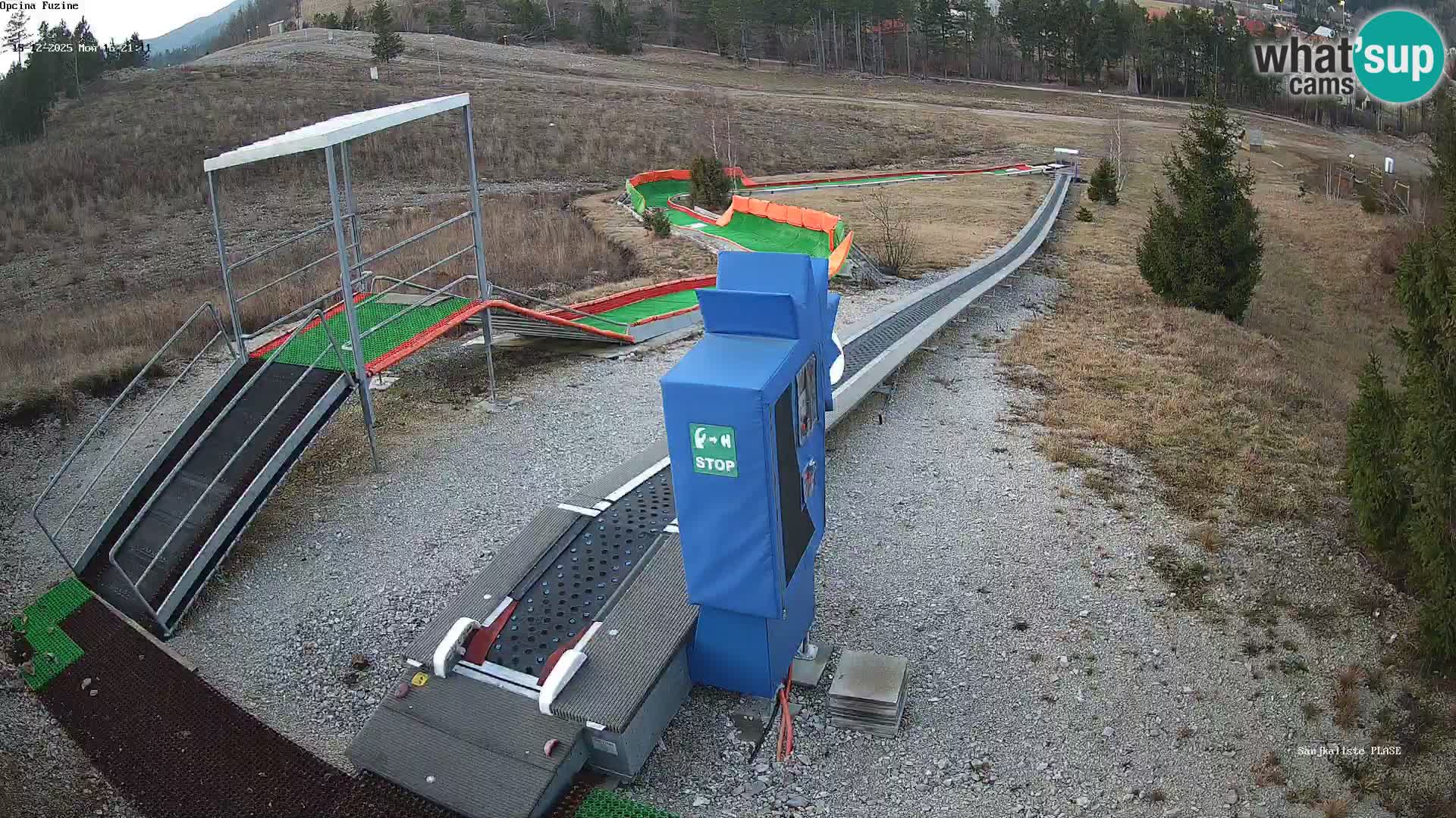 Webcam en direct Piste de luge de Fužine – Croatie
