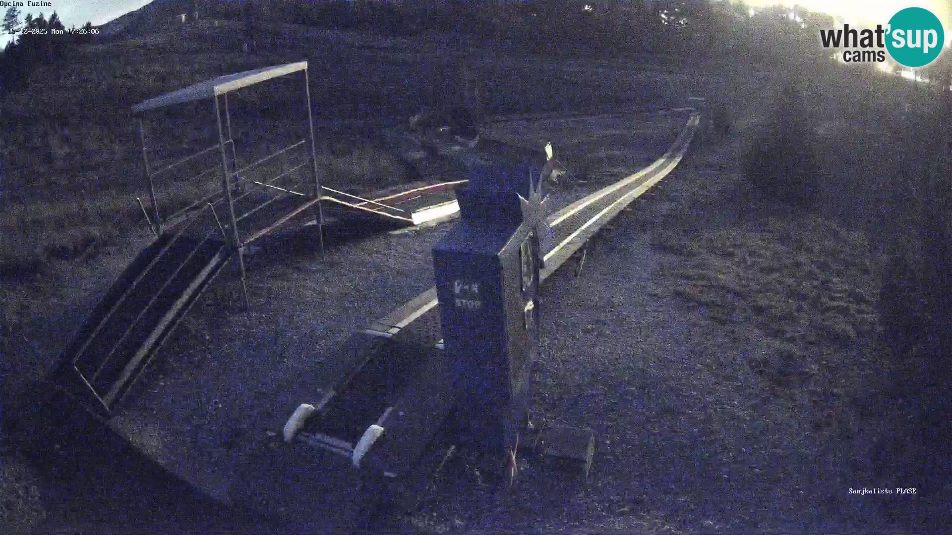 Webcam en direct Piste de luge de Fužine – Croatie