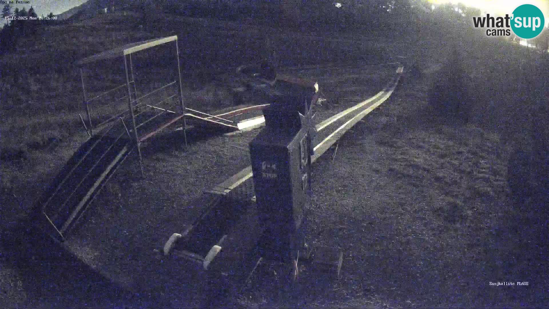 Webcam en vivo Pista de trineo Fužine – Croacia