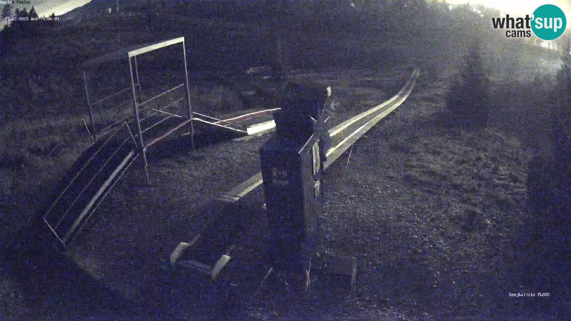 Live webcam Pista da slittino Fužine – Croazia