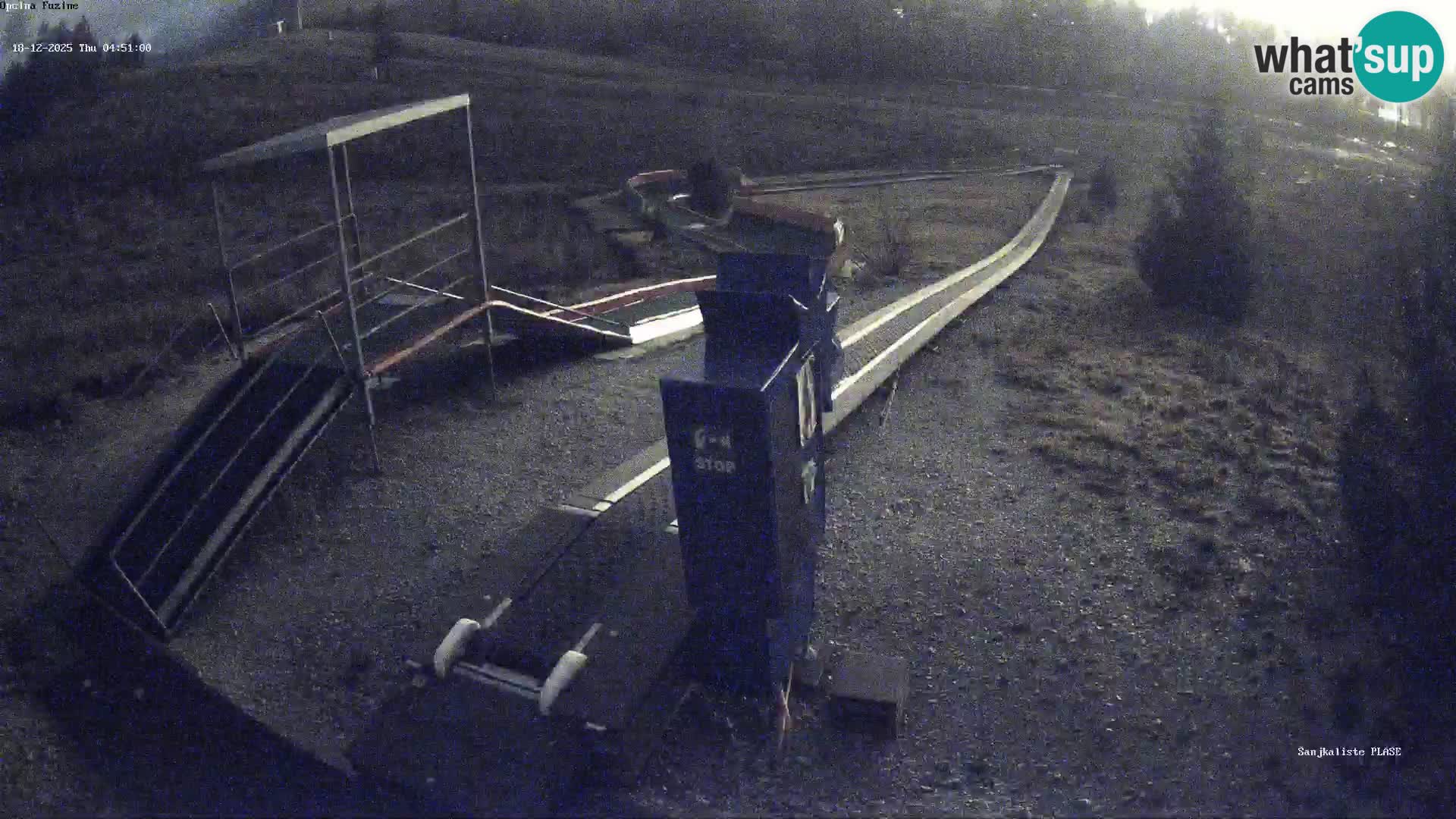 Live webcam Fužine toboggan run – Croatia