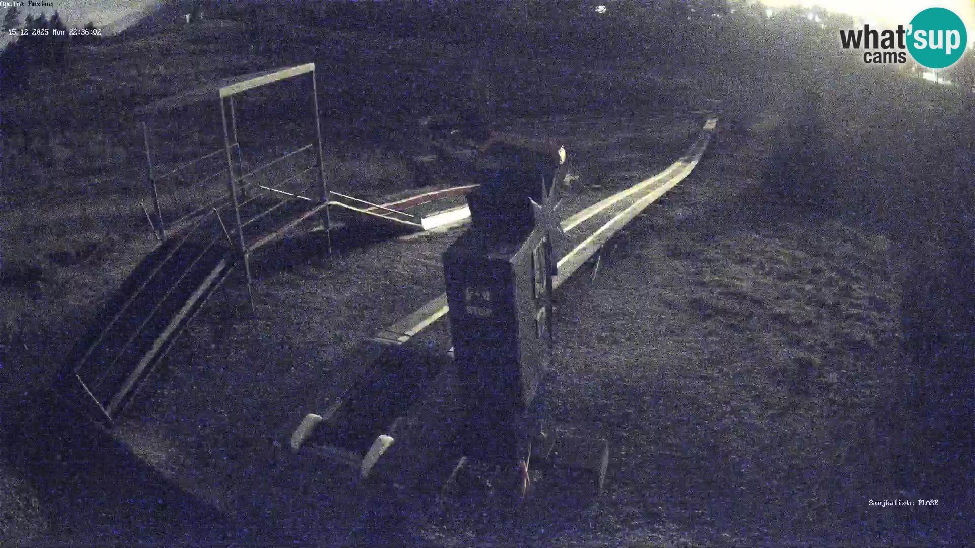 Live webcam Pista da slittino Fužine – Croazia