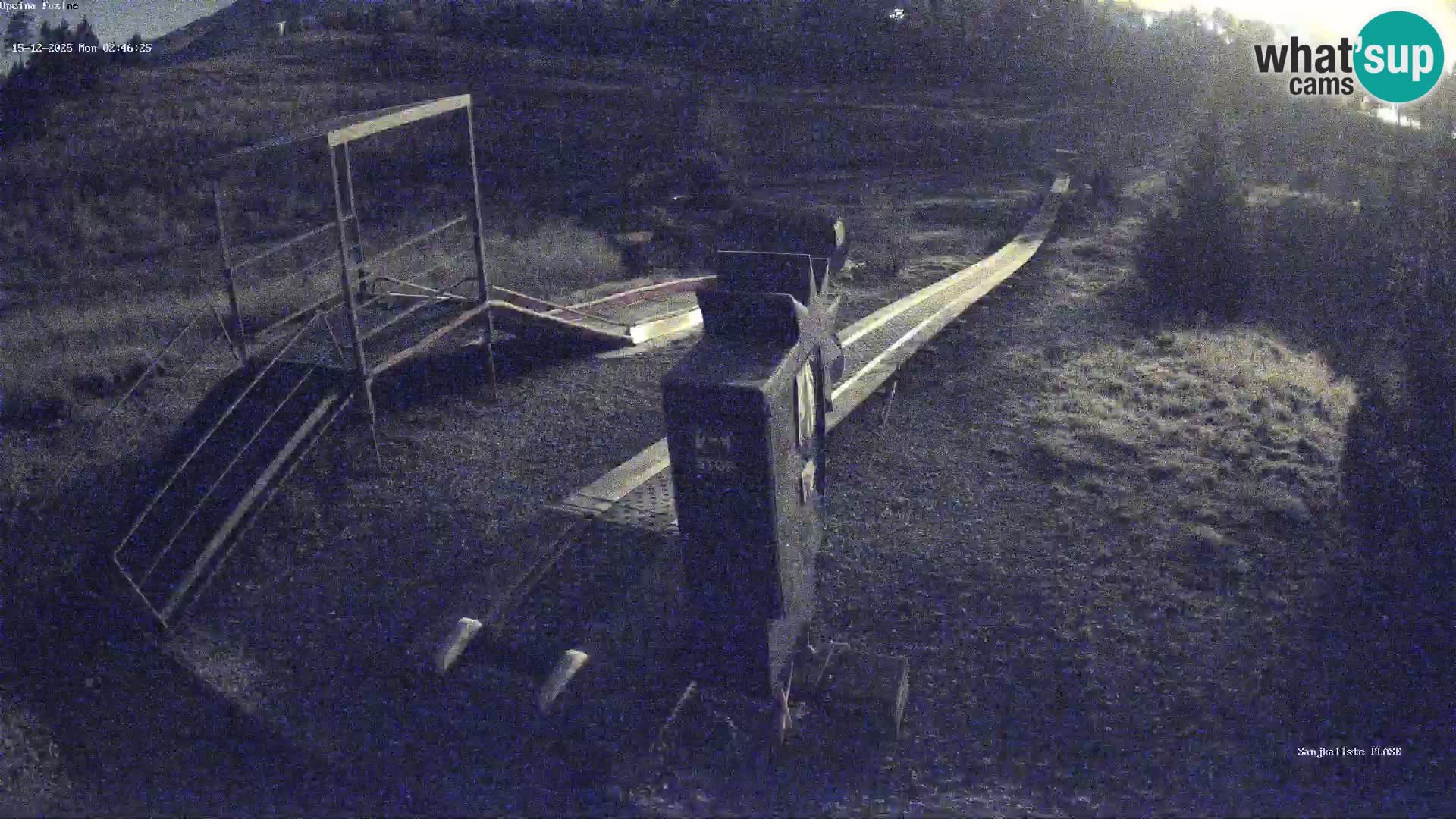 Live webcam Fužine toboggan run – Croatia