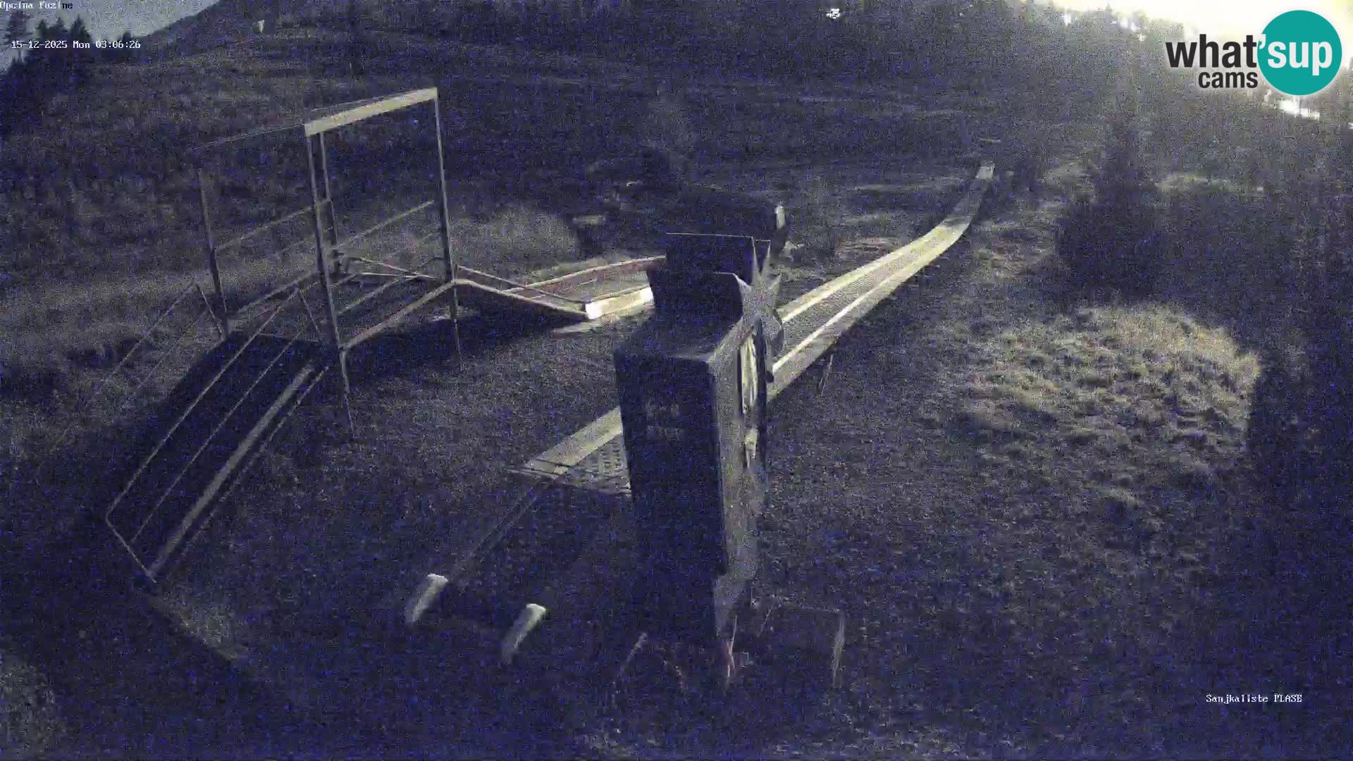 Webcam en vivo Pista de trineo Fužine – Croacia