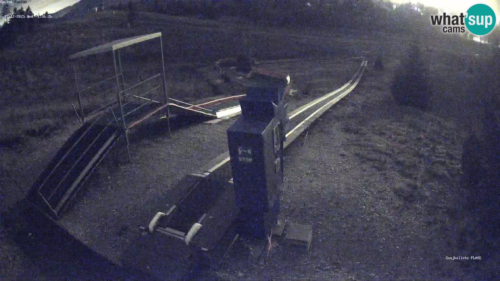 Webcam en direct Piste de luge de Fužine – Croatie