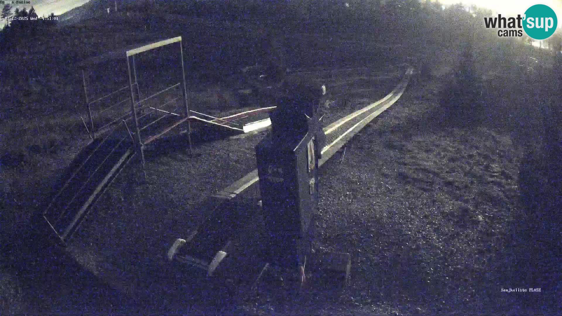 Live webcam Pista da slittino Fužine – Croazia