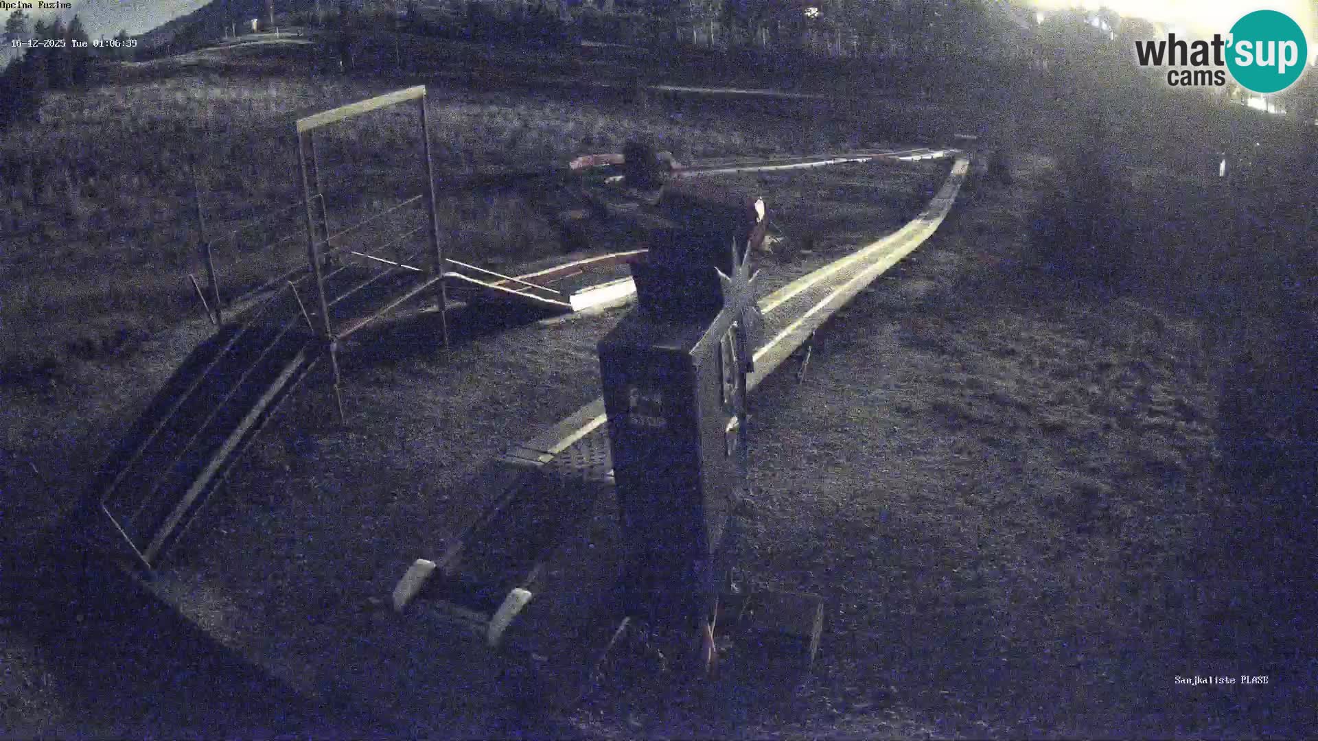 Webcam en vivo Pista de trineo Fužine – Croacia