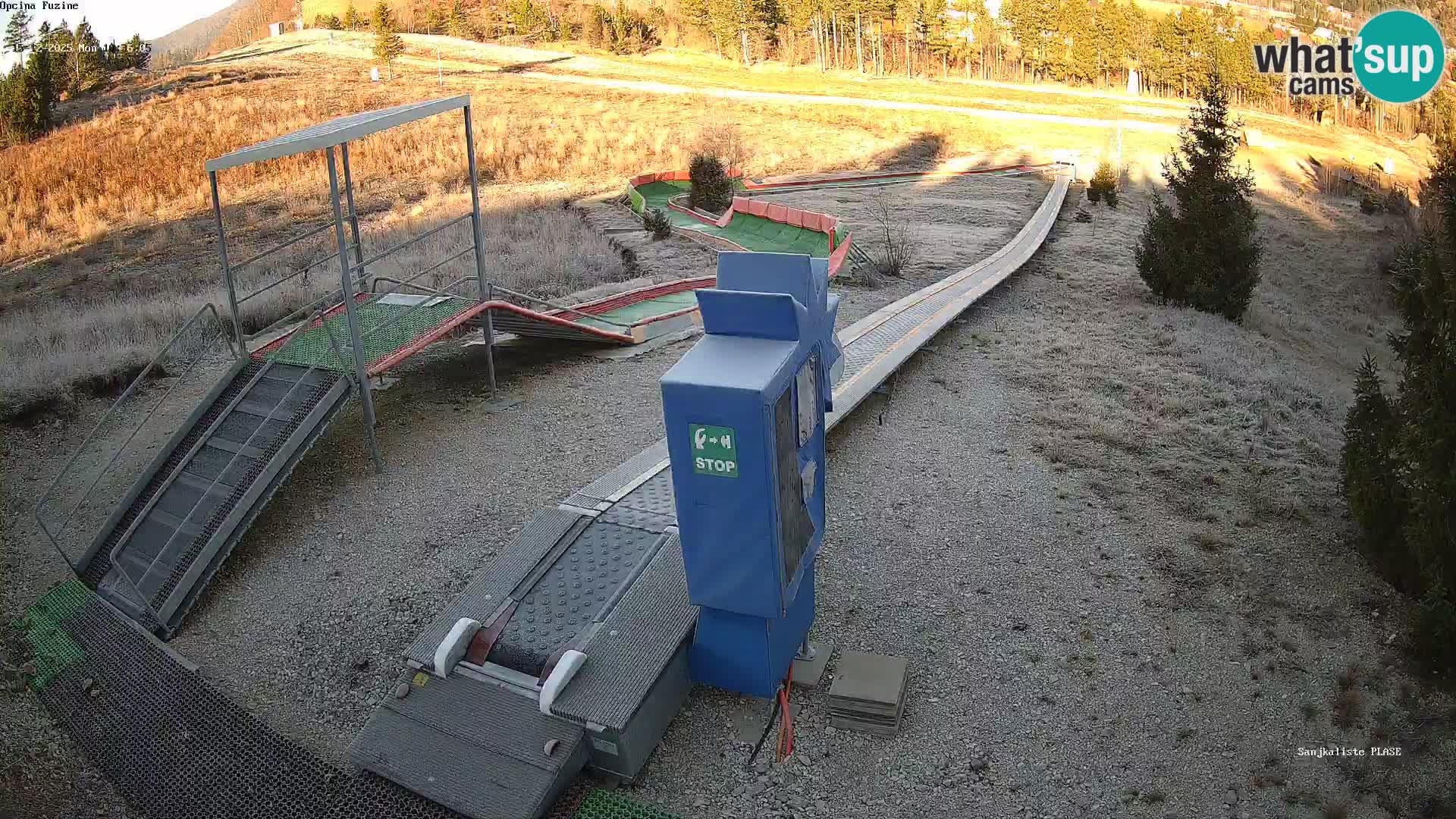 Webcam en direct Piste de luge de Fužine – Croatie