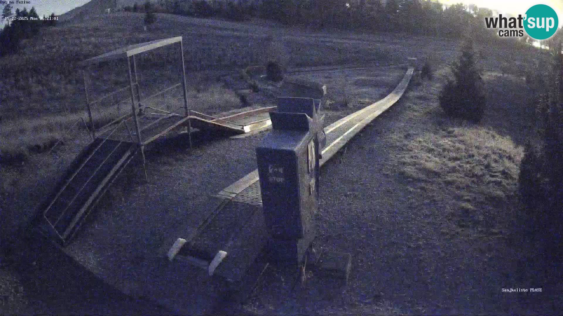 Webcam en direct Piste de luge de Fužine – Croatie