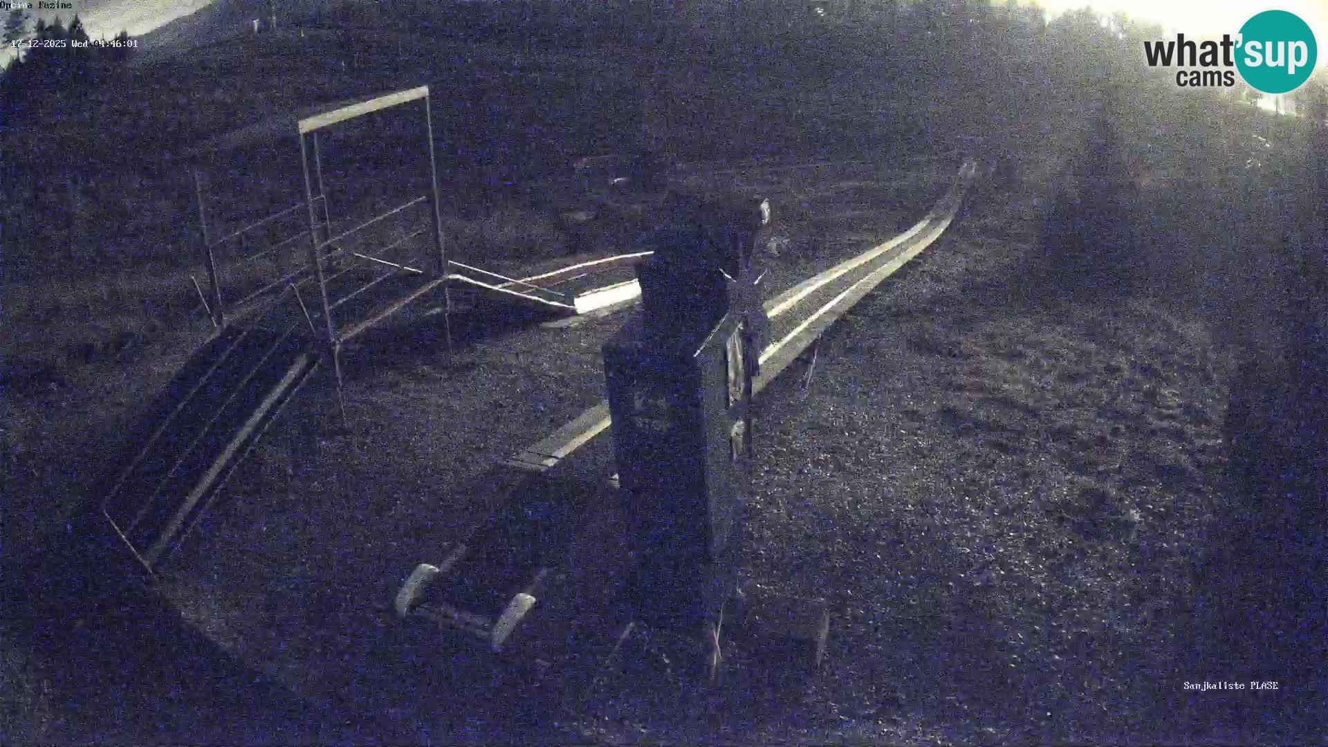 Live webcam Fužine toboggan run – Croatia