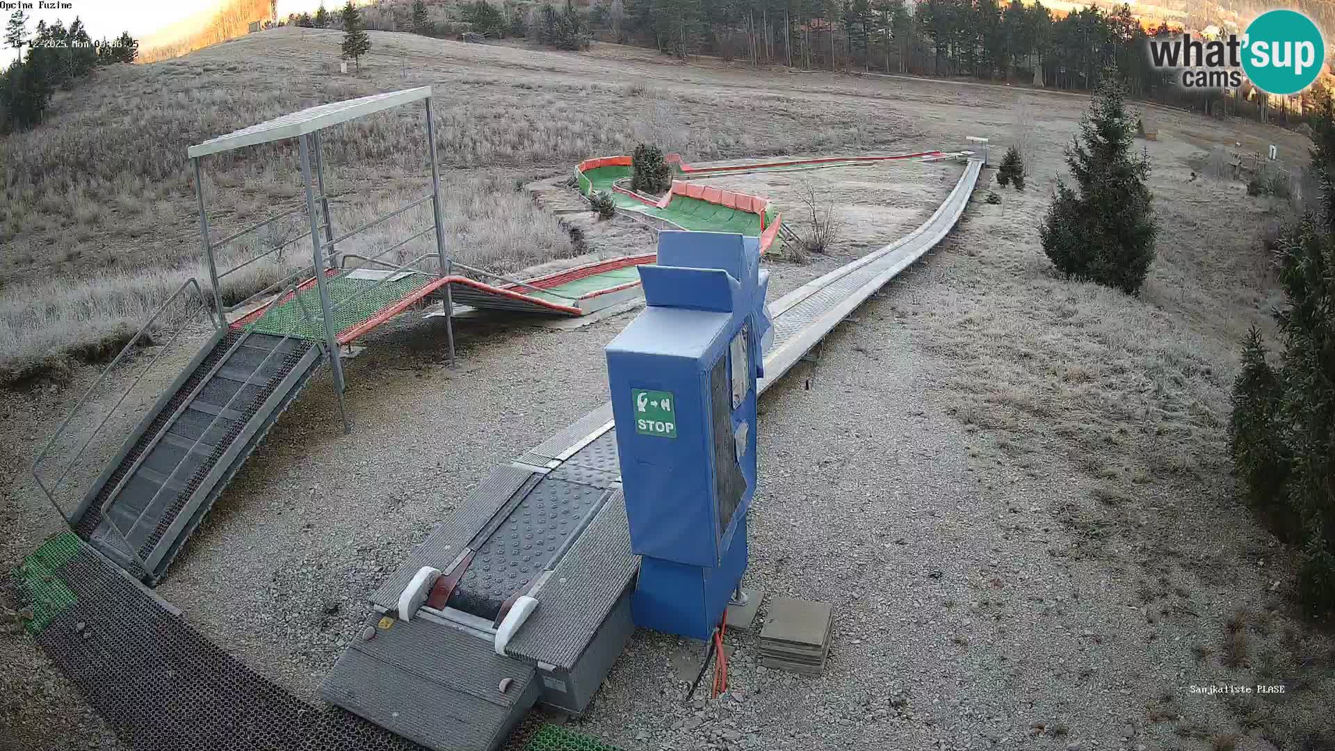 Live webcam Fužine toboggan run – Croatia