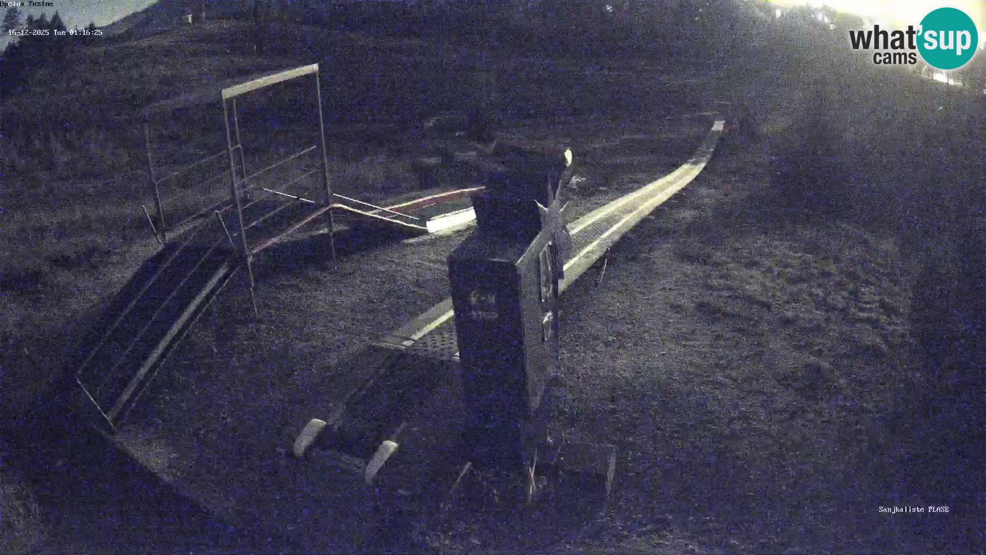 Live webcam Pista da slittino Fužine – Croazia