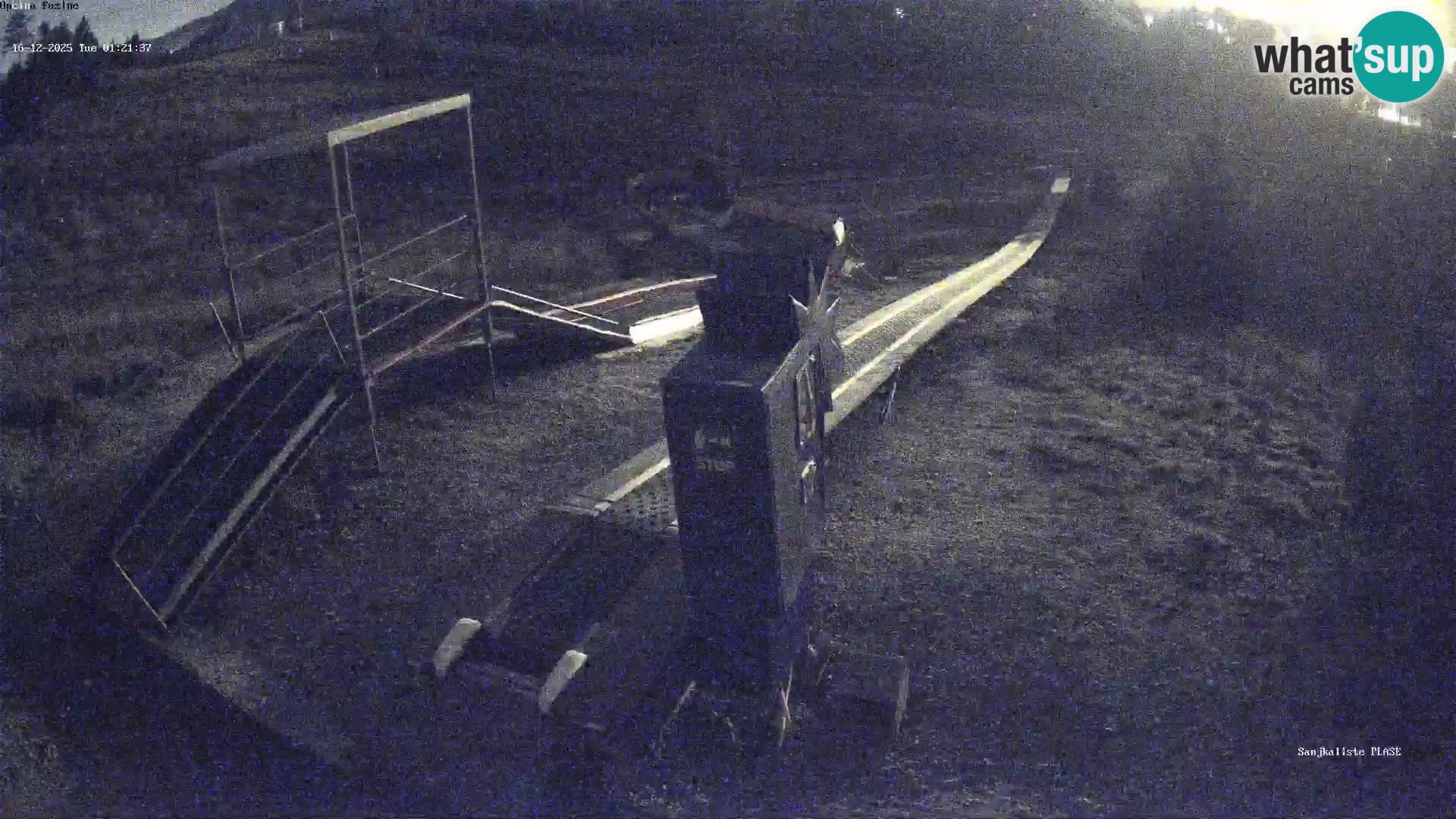 Live webcam Pista da slittino Fužine – Croazia