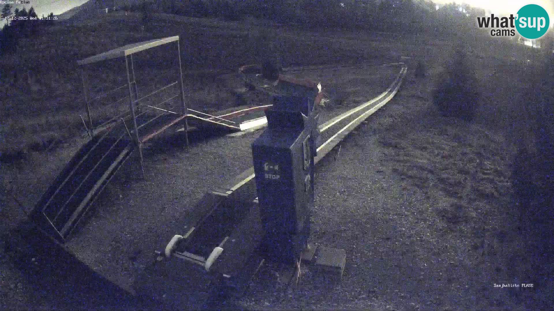 Live webcam Pista da slittino Fužine – Croazia