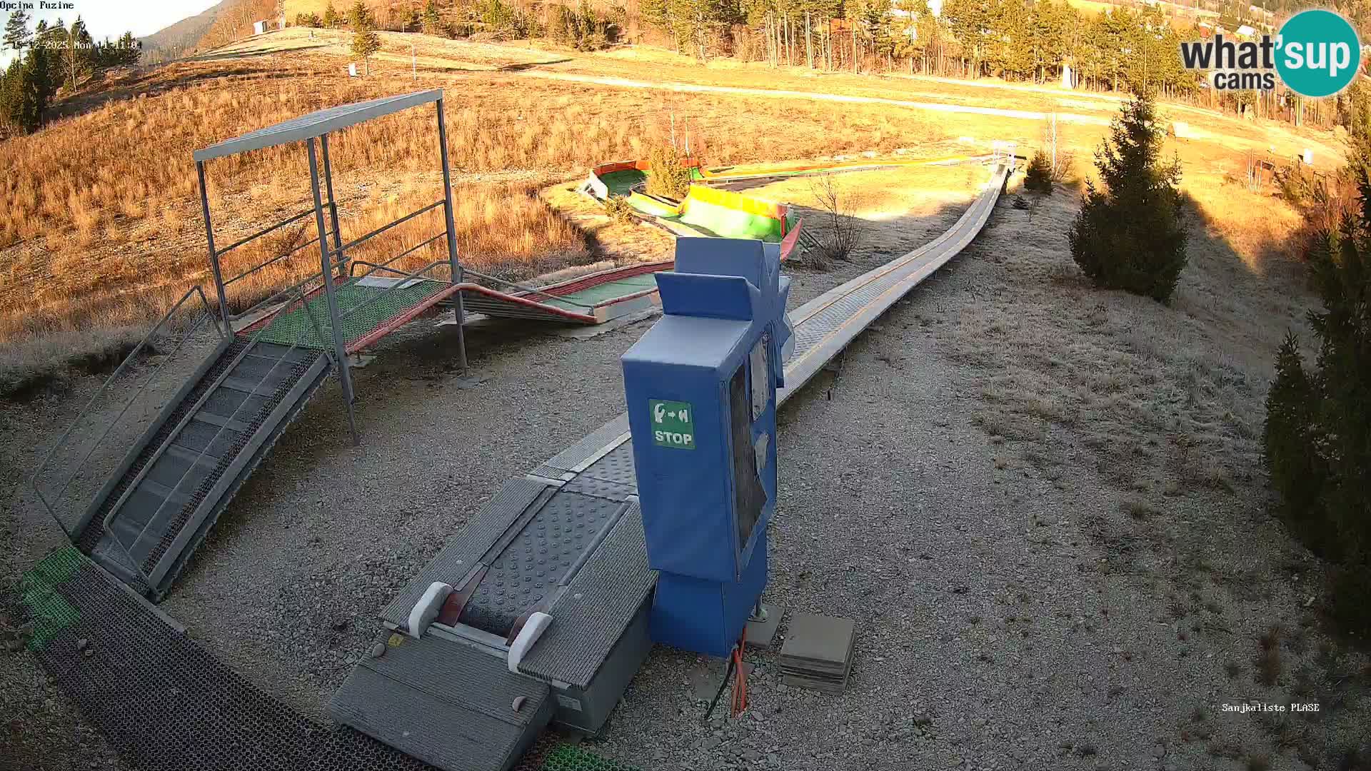 Webcam en direct Piste de luge de Fužine – Croatie