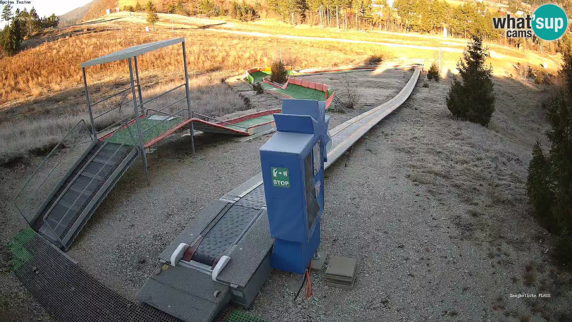 Spletna kamera v živo Sankališče Fužine – Hrvaška